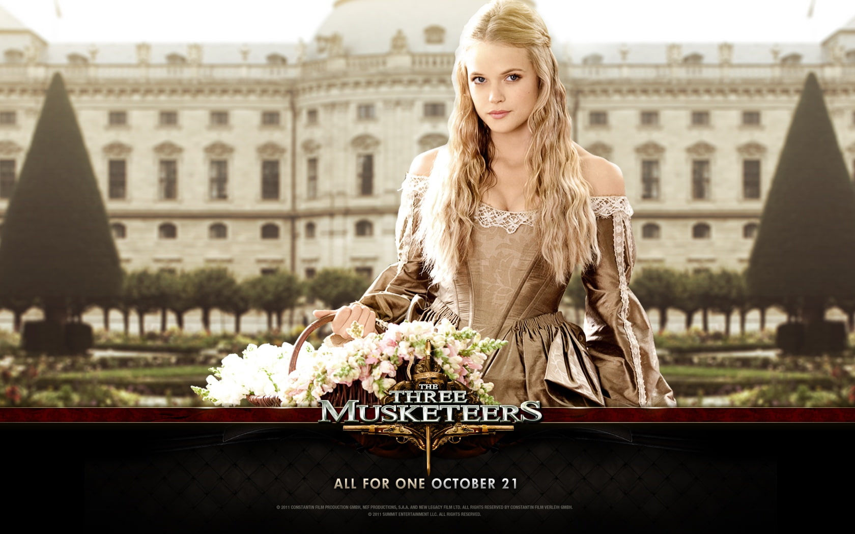 Gabriella Wilde in The Three Musketeers