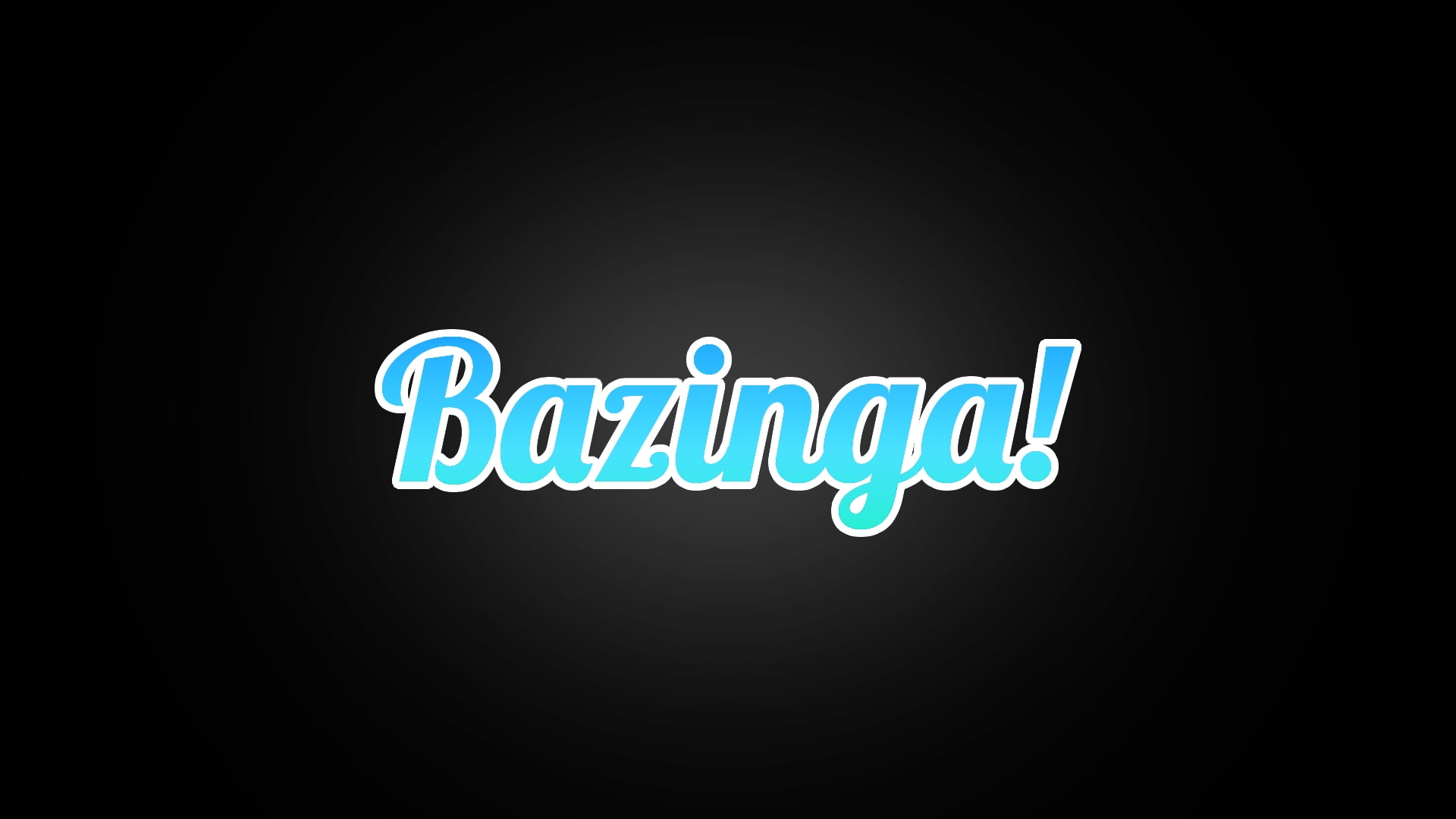 the big bang theory tv bazinga Entertainment TV Series HD Art