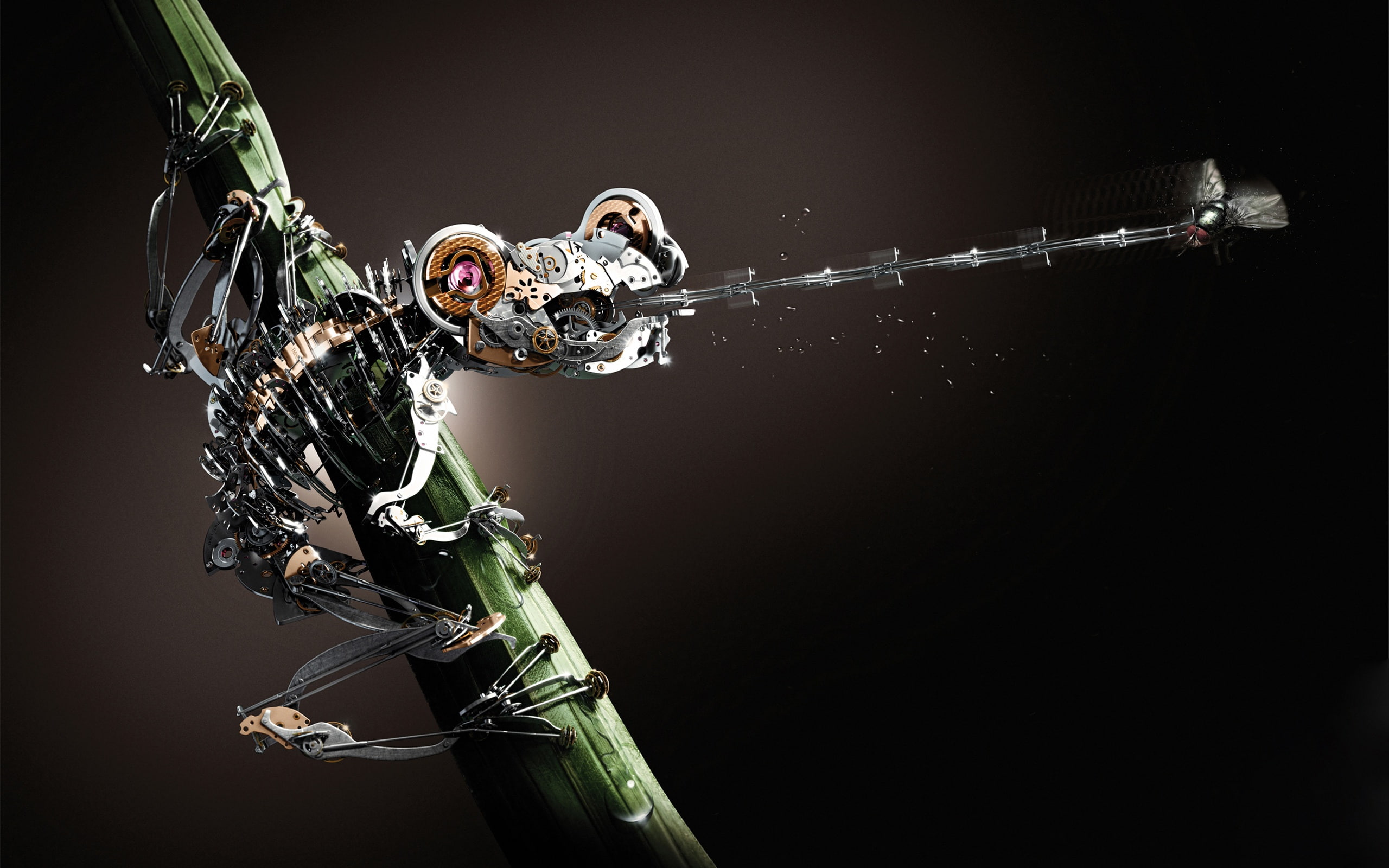 Machine lizard prey, creative design