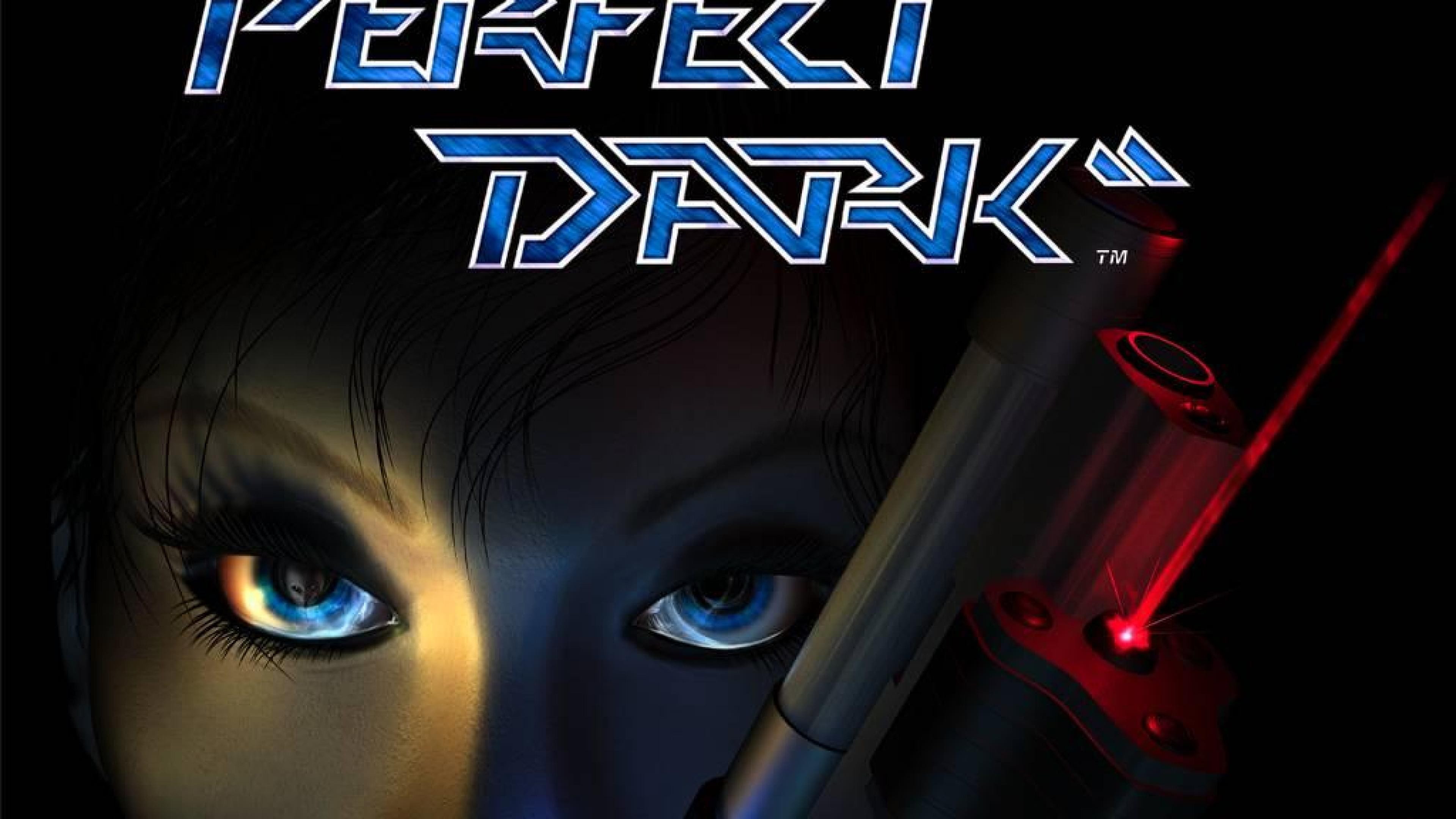 Perfect Dark Joanna Dark Nintendo 64 gun blue eyes