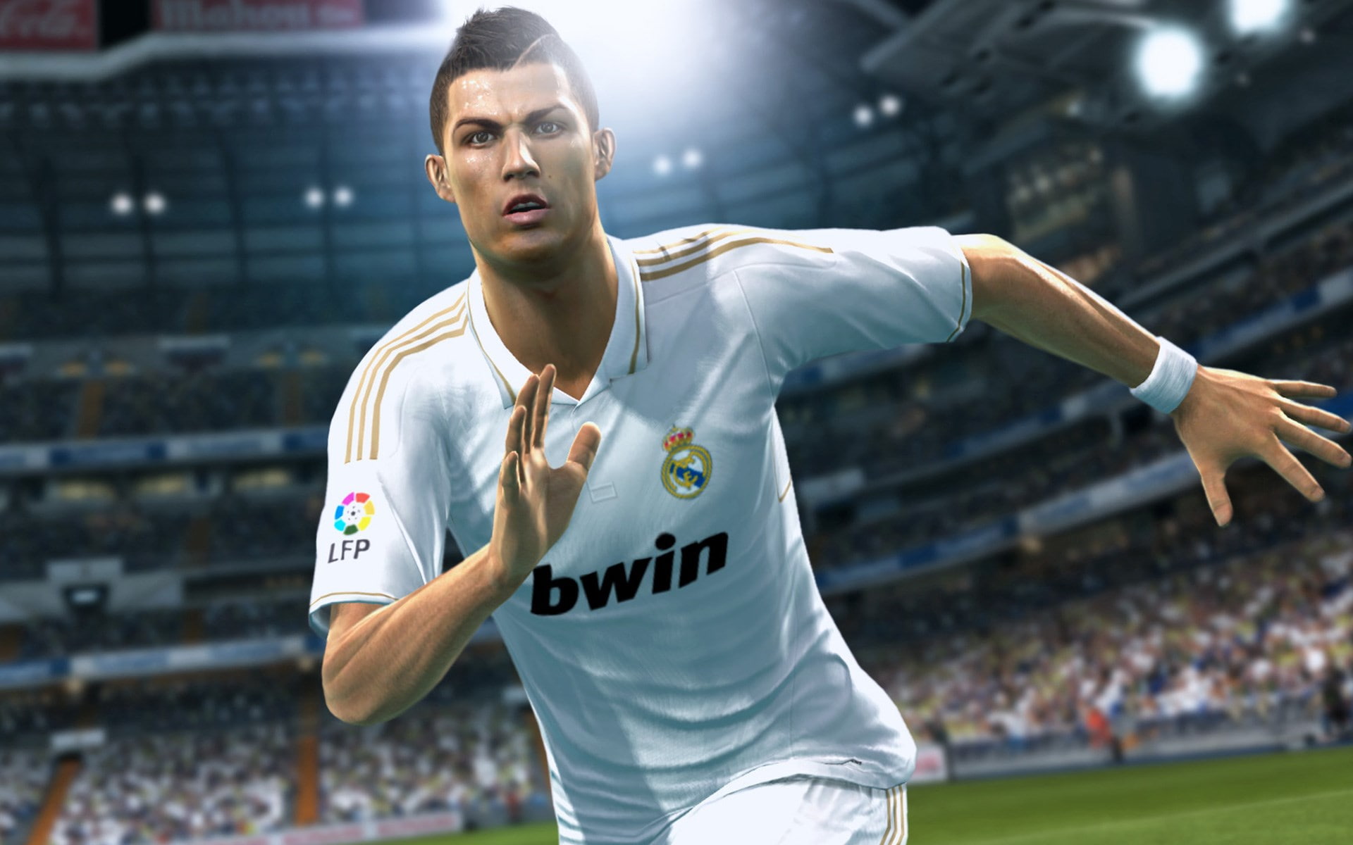 cr7 photo backgrounds, young adult, one person, sport, stadium