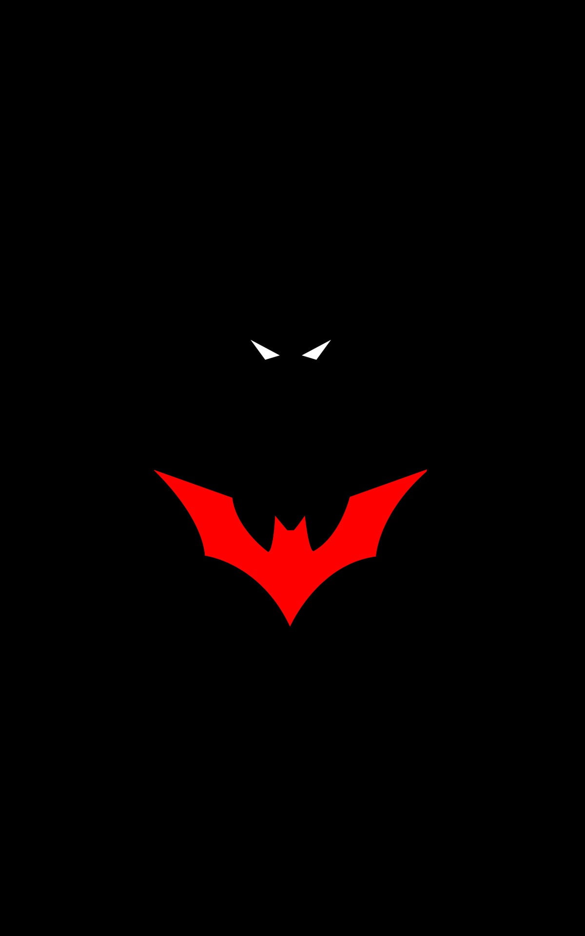 batman batman logo dc comics minimalism portrait display, red