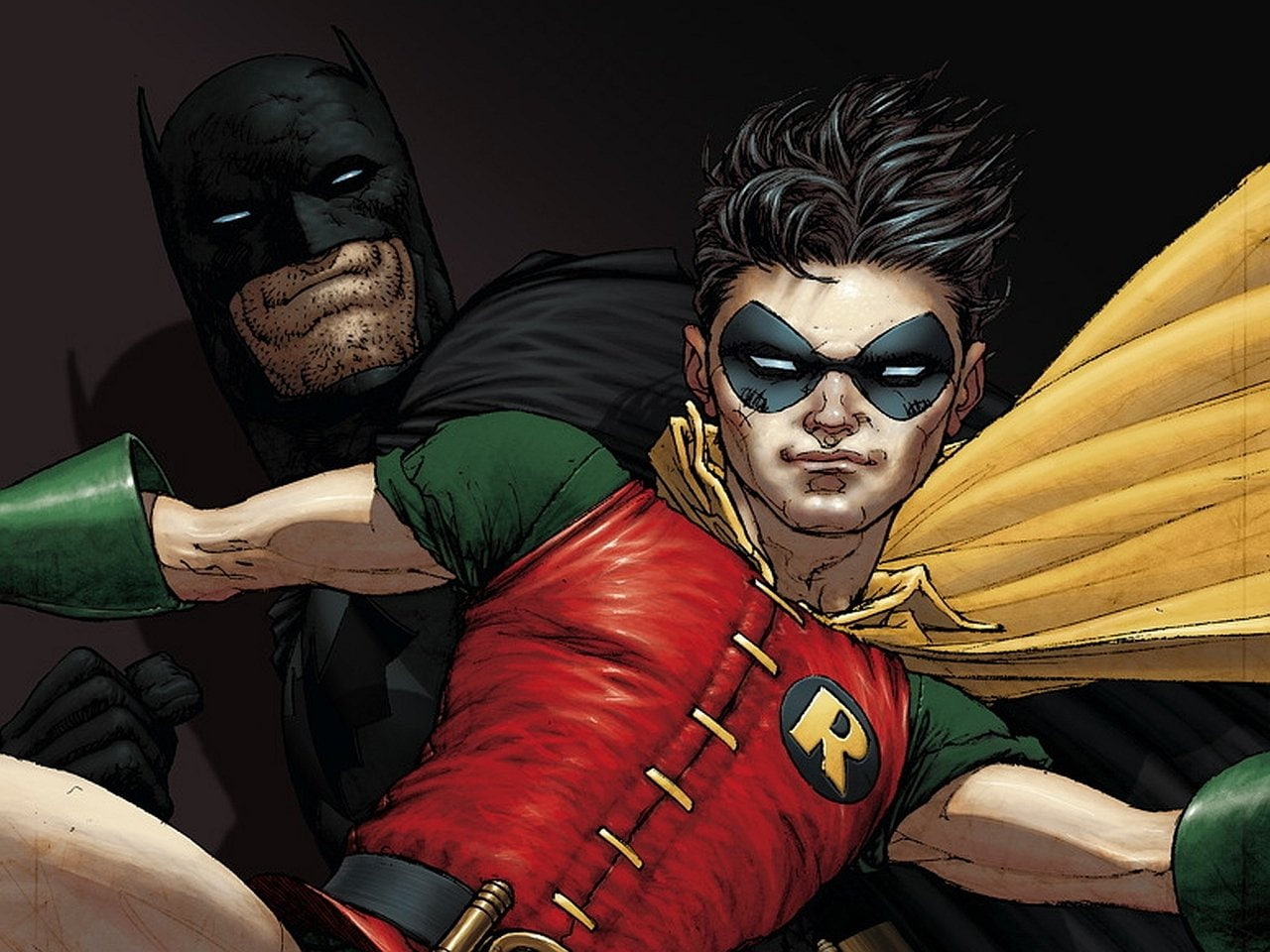 Batman, Robin (DC Comics), portrait, young men, adult, young adult