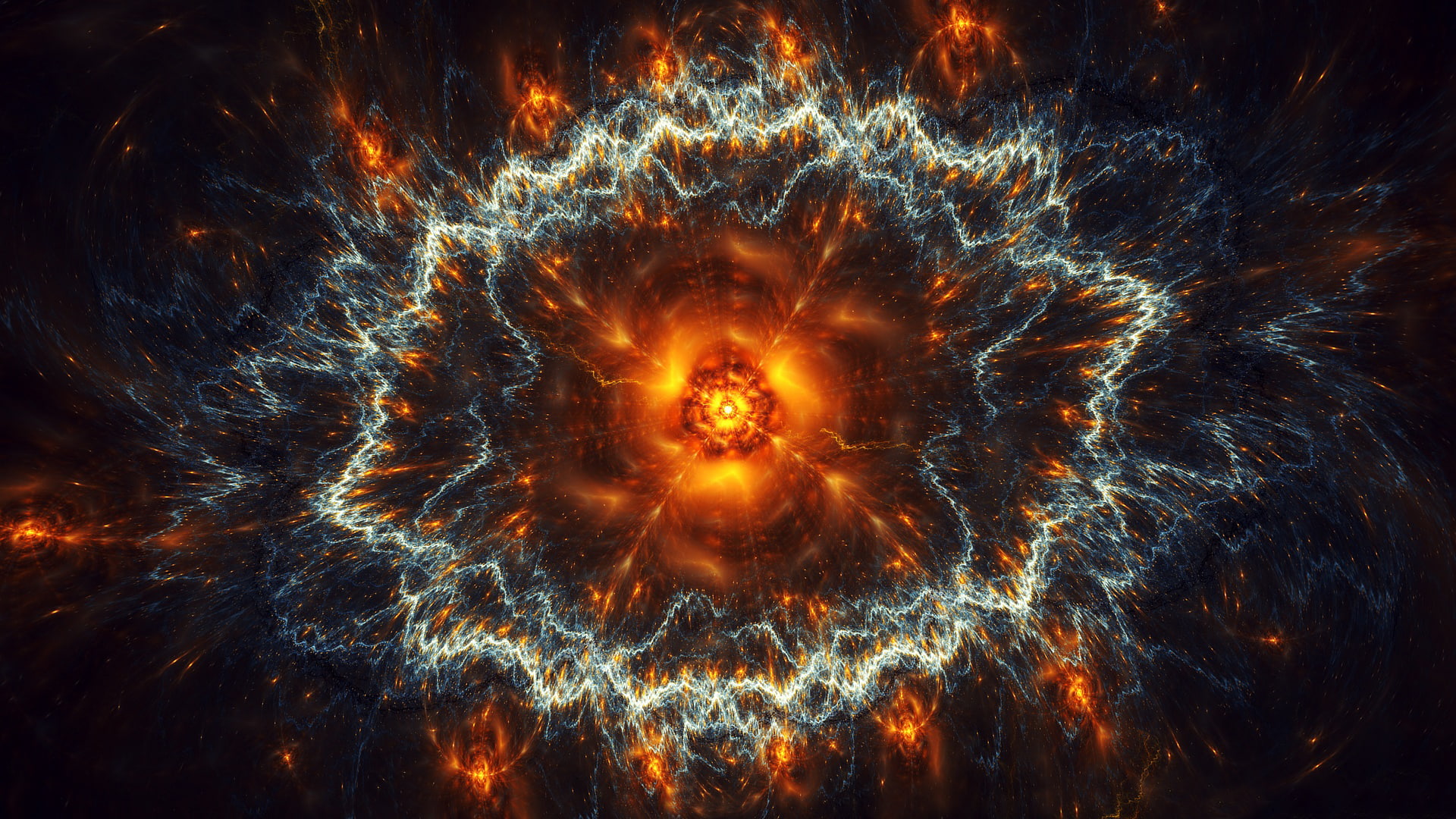 the explosion, abstraction, pattern