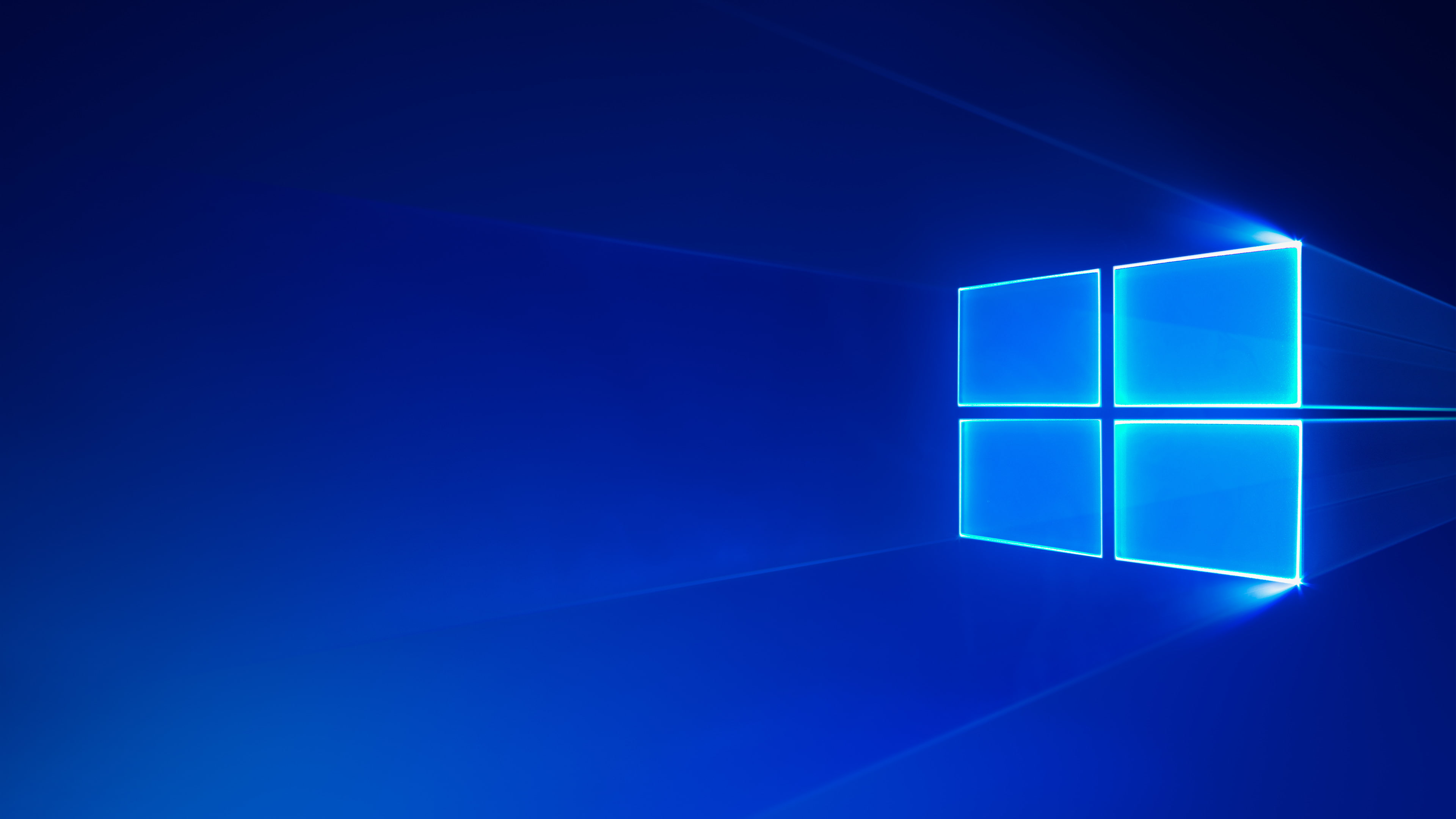 Windows 10 S, Blue, 4K, Stock