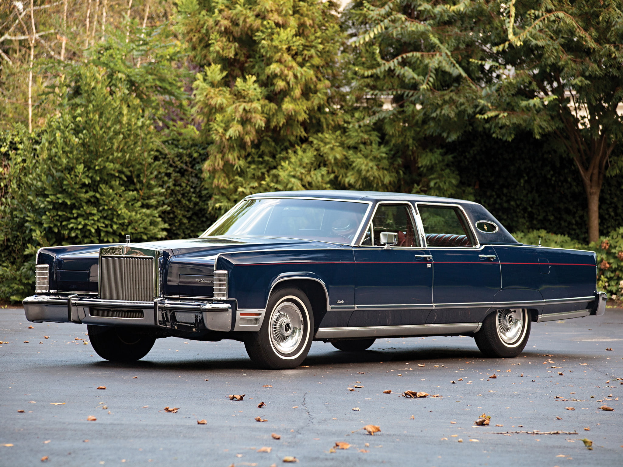 1976, car, continental, lincoln, luxury, town