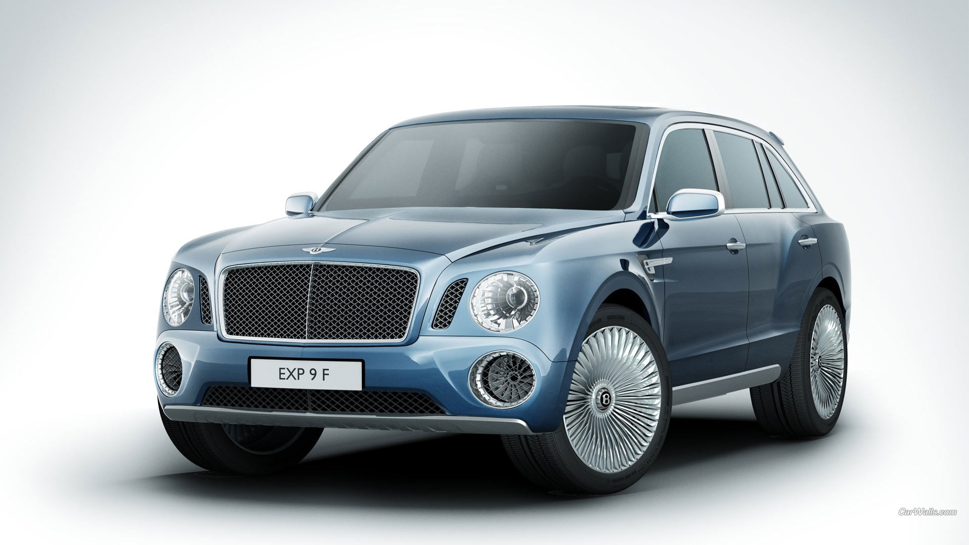 blue Bentley SUV, Bentley XP9, blue cars, vehicle, motor vehicle