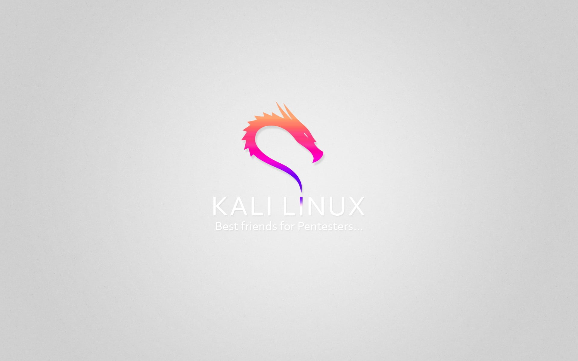 Kali Linux, computer, simple, typography, logo, hacking, hackers