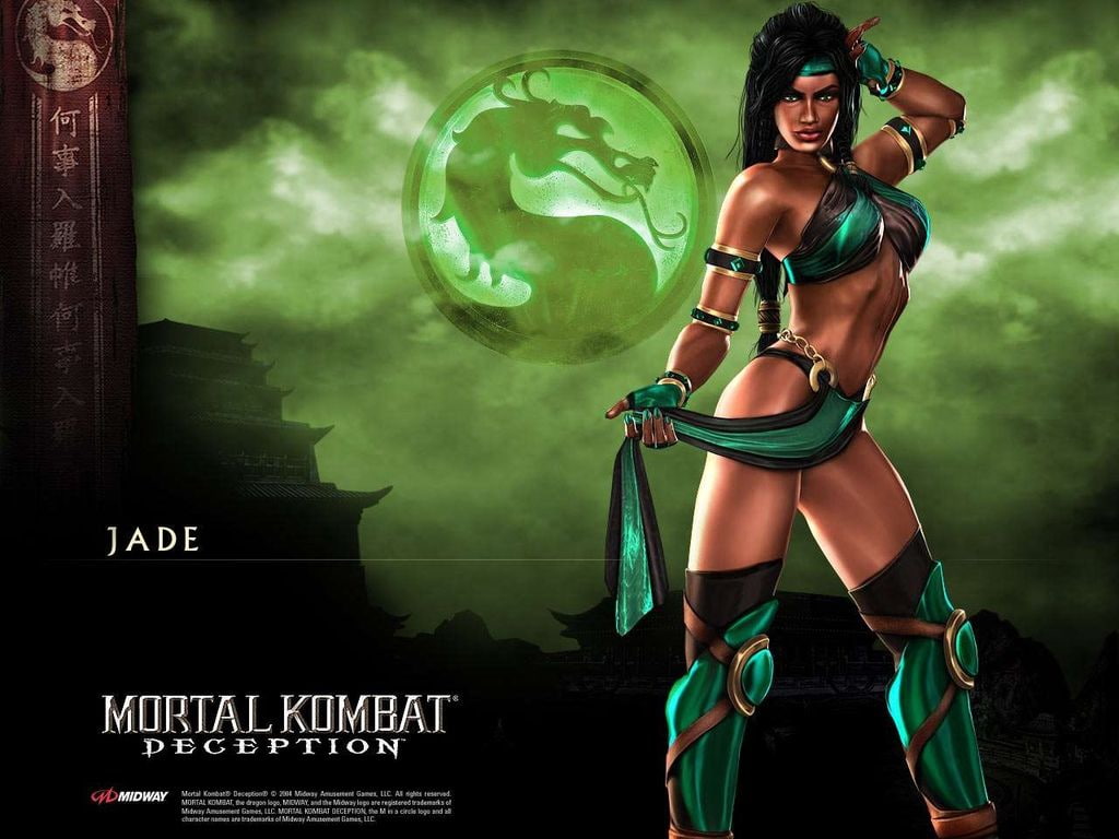 video games mortal kombat jade mortal kombat mortal kombat logo 1024x768  Video Games Mortal Kombat HD Art