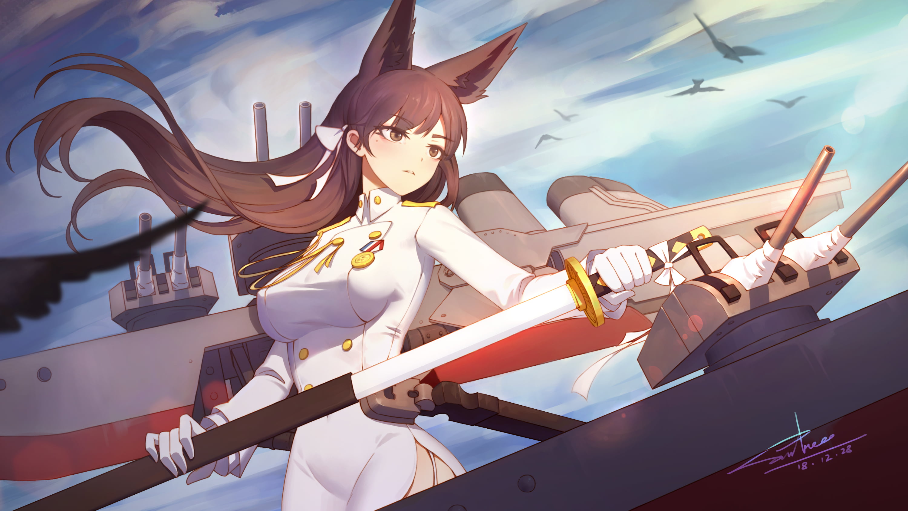 Free download | HD wallpaper: Anime, Azur Lane, Atago (Azur Lane ...