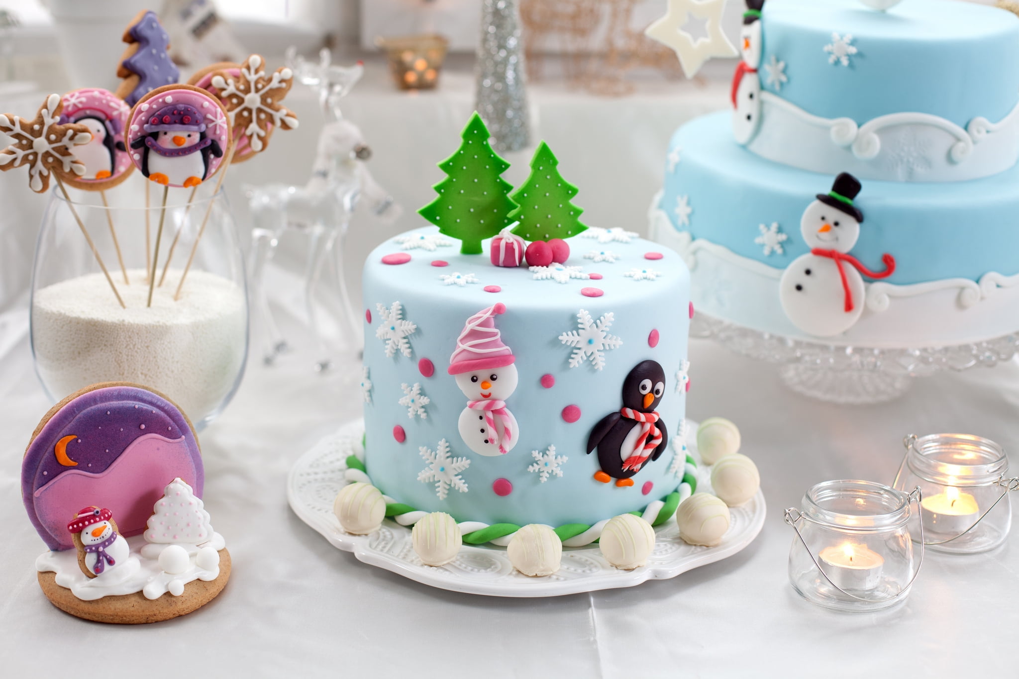 round cake, cakes, icing, delicious, christmas, dessert, celebration