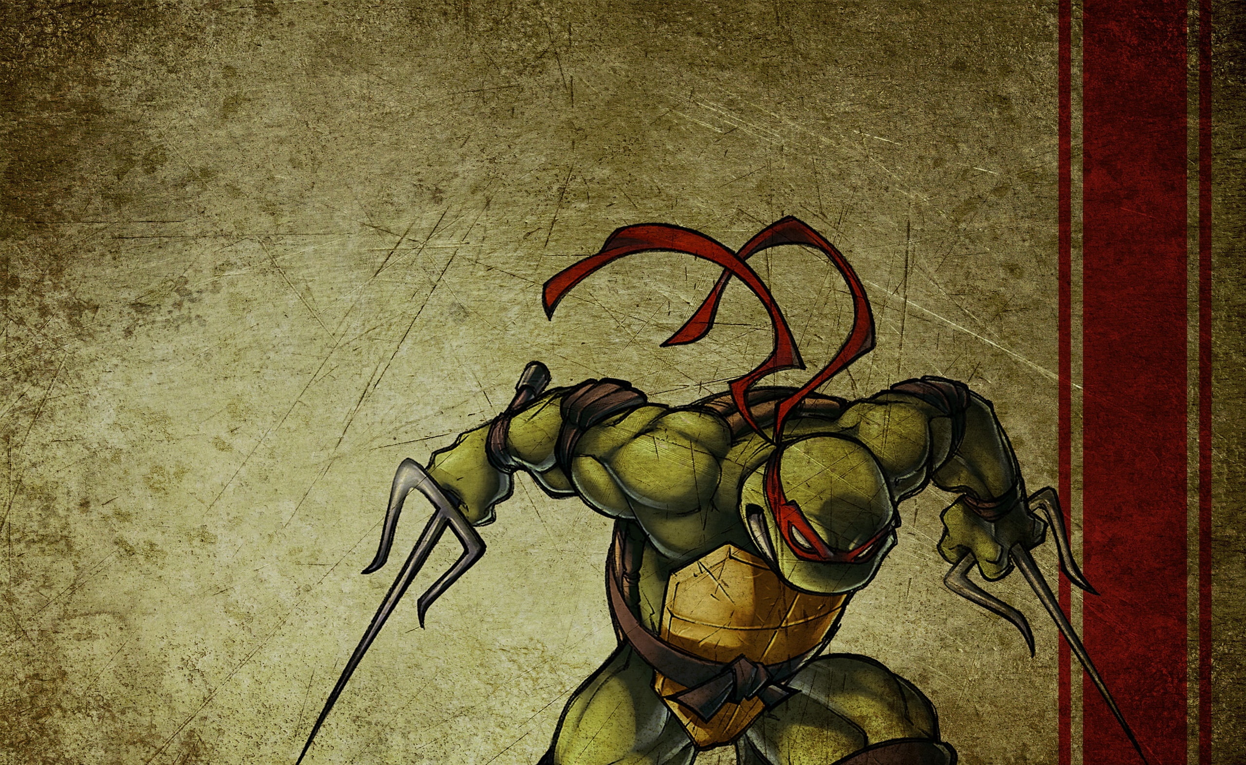 Raphael   Teenage Mutant Ninja Turtles HD Wallpaper, TMNT Raphael digital wallpaper
