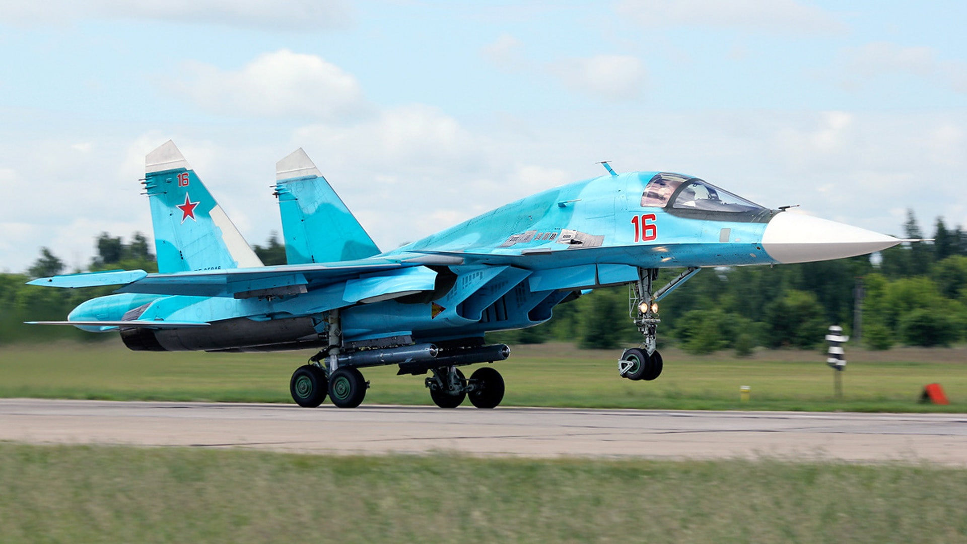 Duck, fighter-bomber, Su-34, Sukhoi, Videoconferencing Russia
