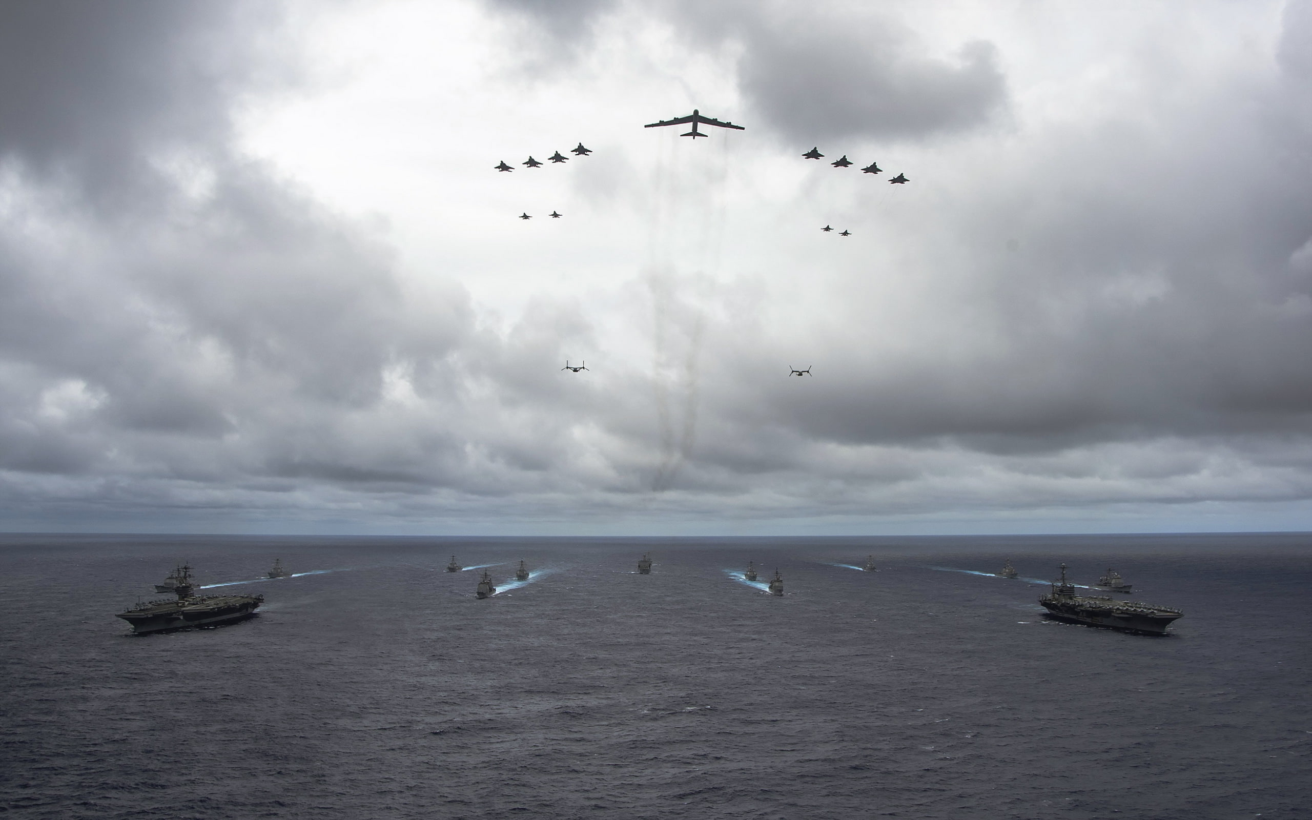 sea, weapons, George Washington, Carl Vinson, Carrier Strike Groups
