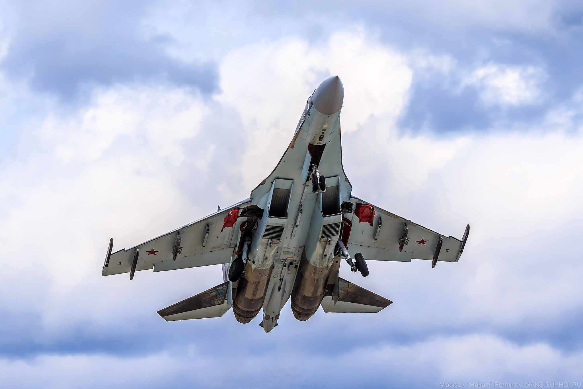 Russian Air Force, Sukhoi Su-35, warplanes, cloud - sky, air vehicle