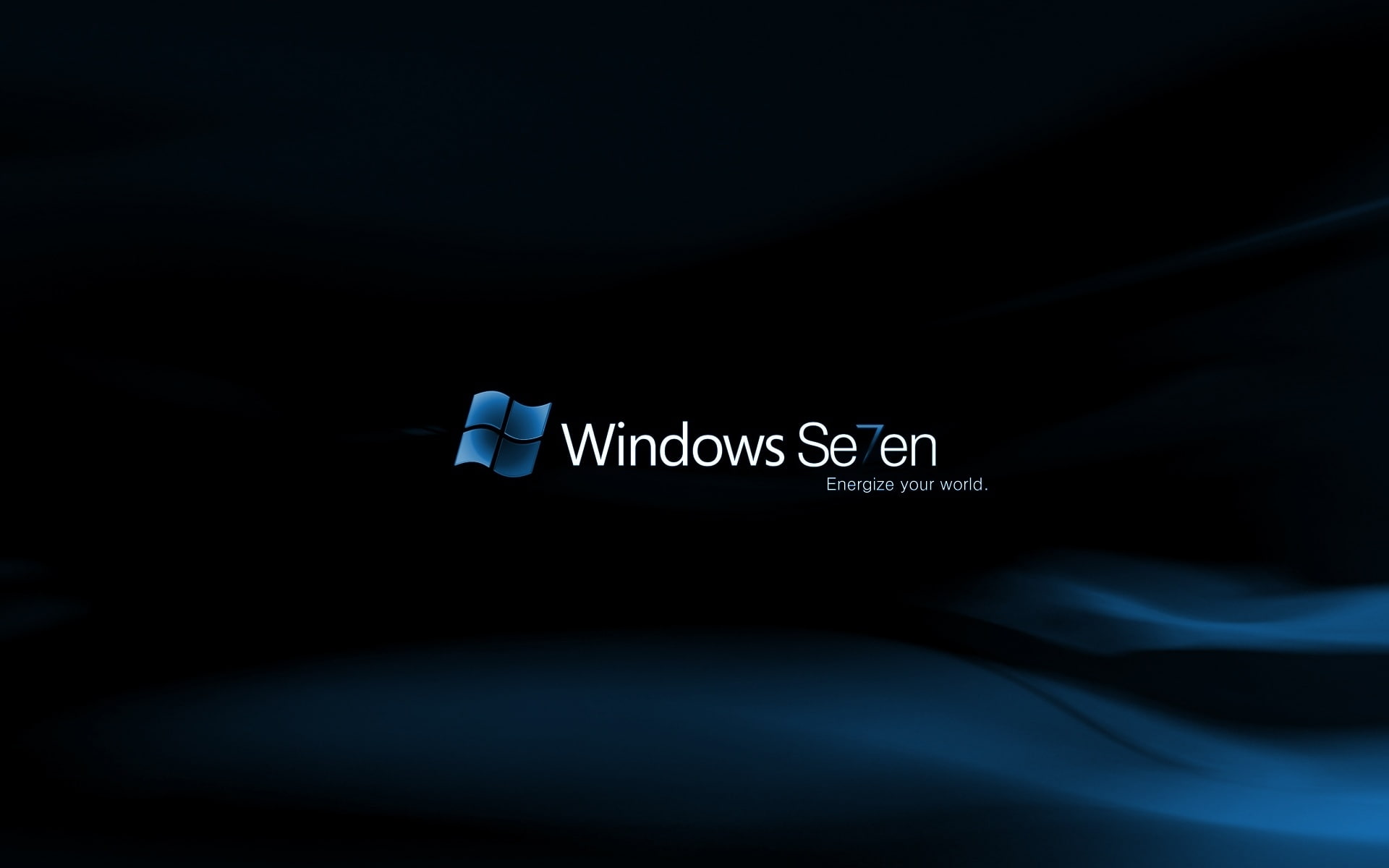 Windows Se7en Midnight, windows se7en logo, microsoft, Windows 7