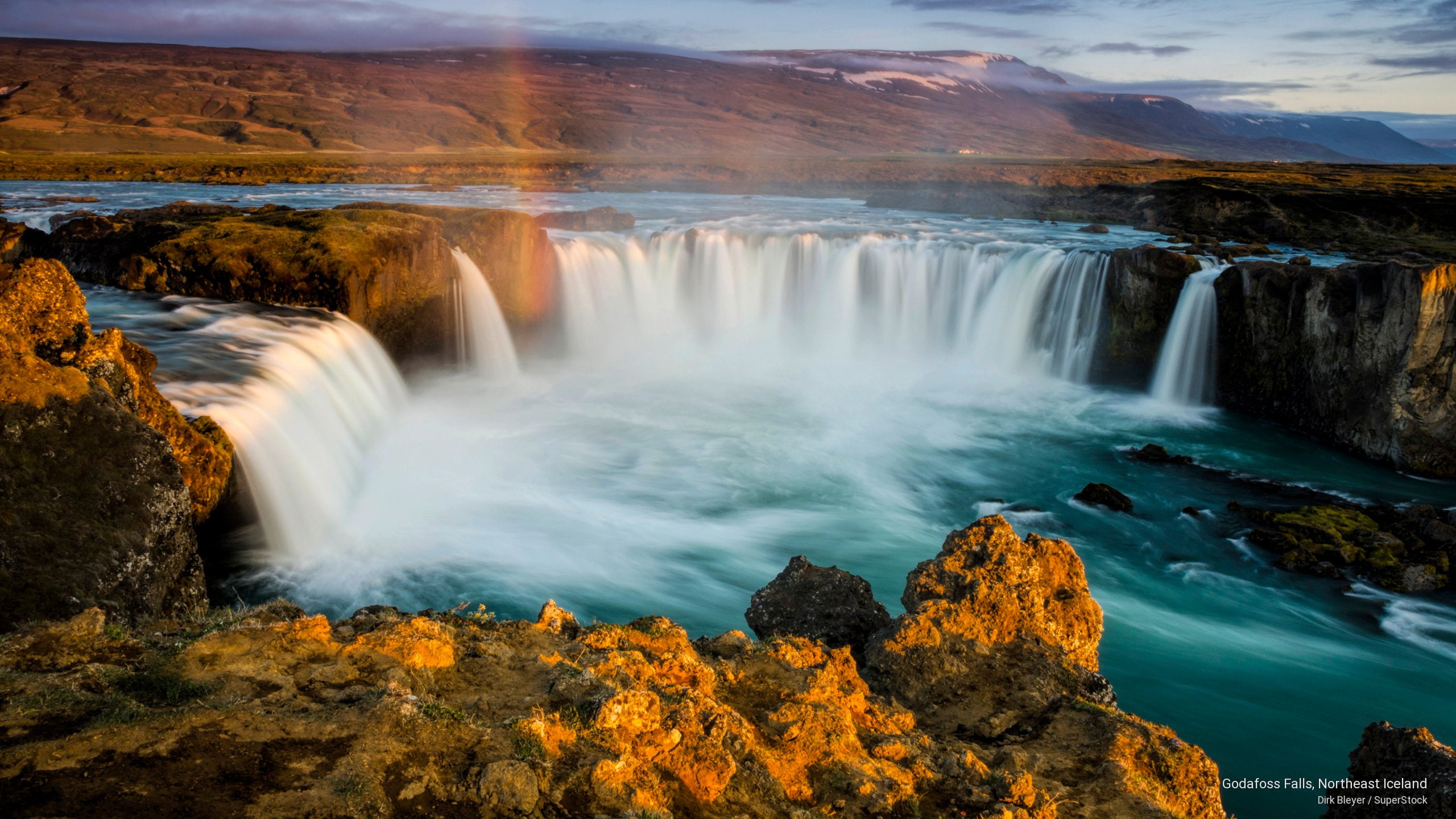 Free download | HD wallpaper: Godafoss Falls, Northeast Iceland ...