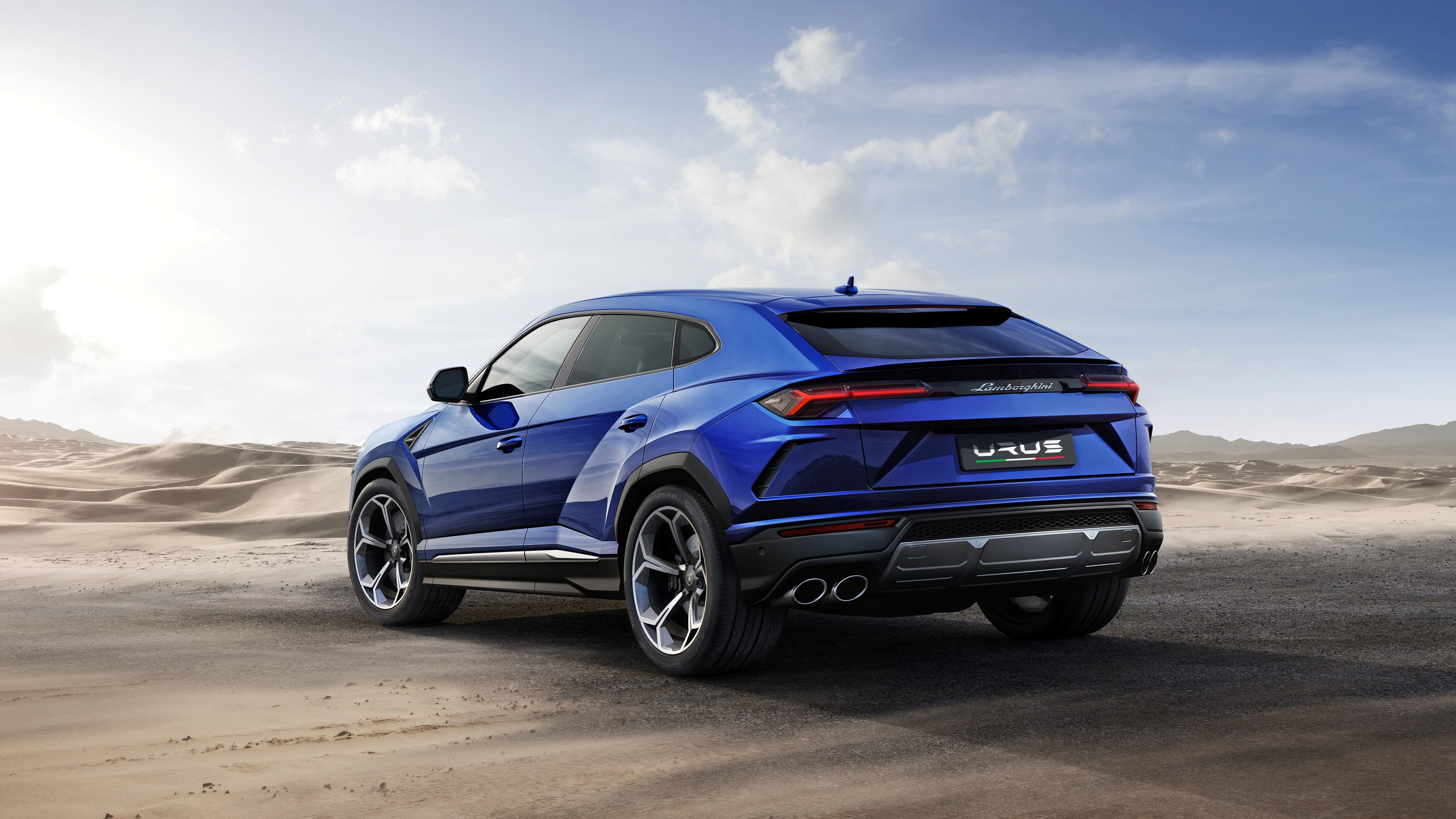 Lamborghini, rear view, 2018, Urus, Off Road