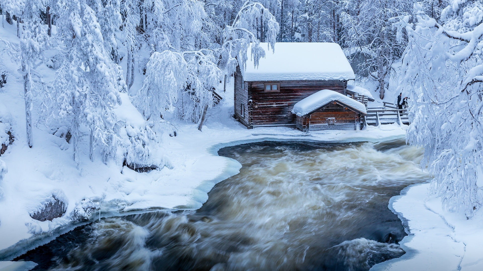 kitkajoki river, natinal park, oulanka national park, finland