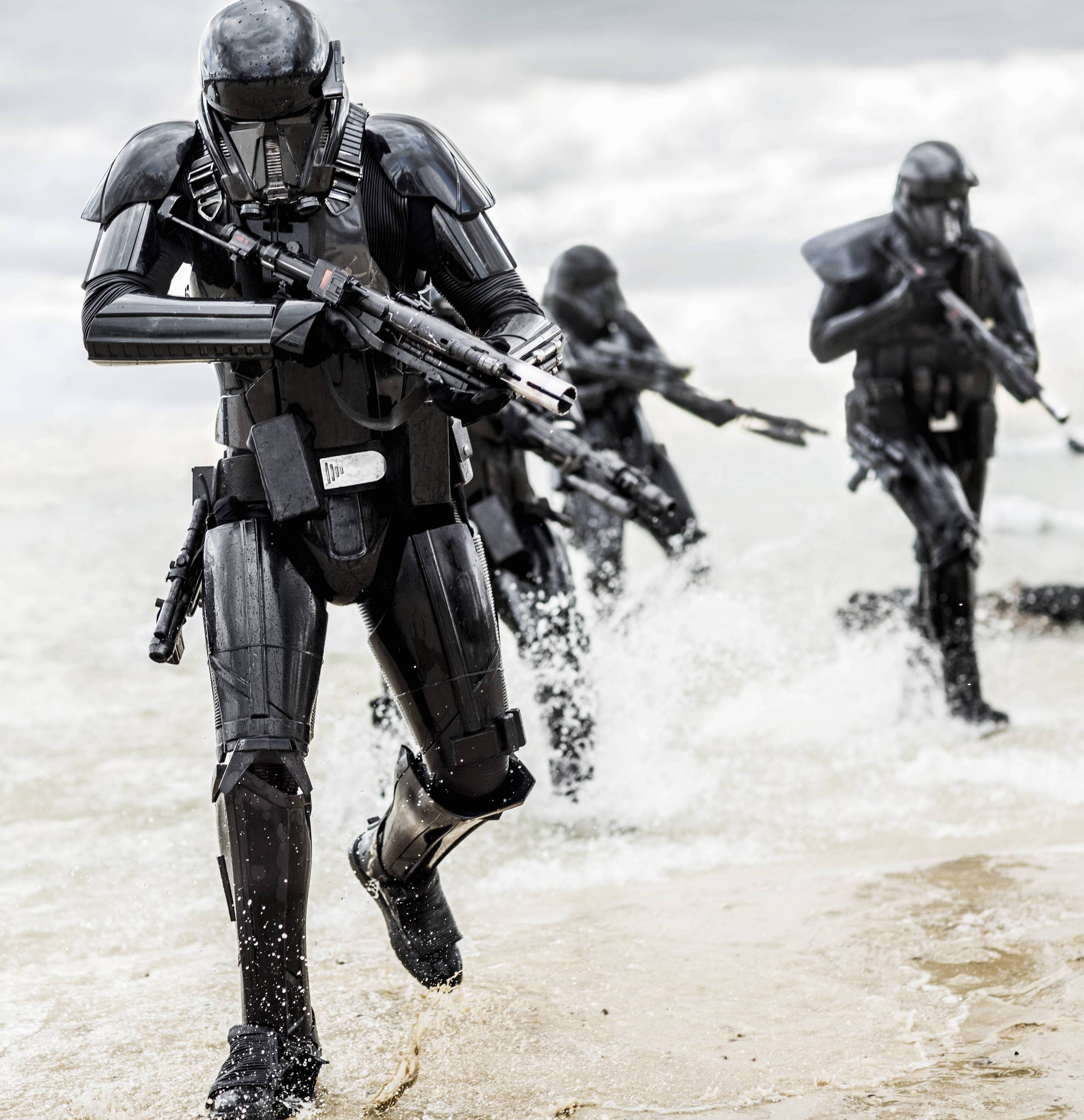Imperial Death Trooper, water, Star Wars, Rogue One: A Star Wars Story