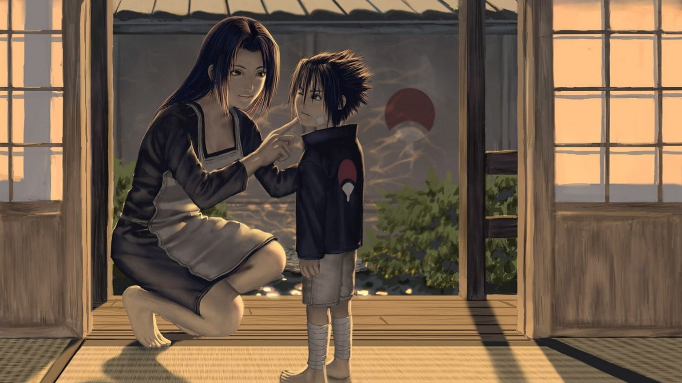 Uchiha Sasuke wallpaper, anime, Naruto Shippuuden, anime boys