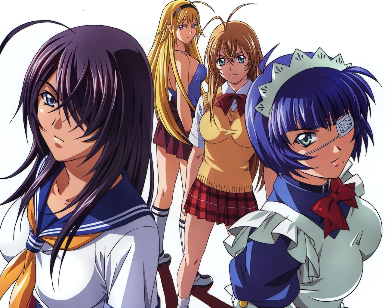 ikki tousen anyone have anycant really find any quality onesany 1024x768  Anime Hot Anime HD Art