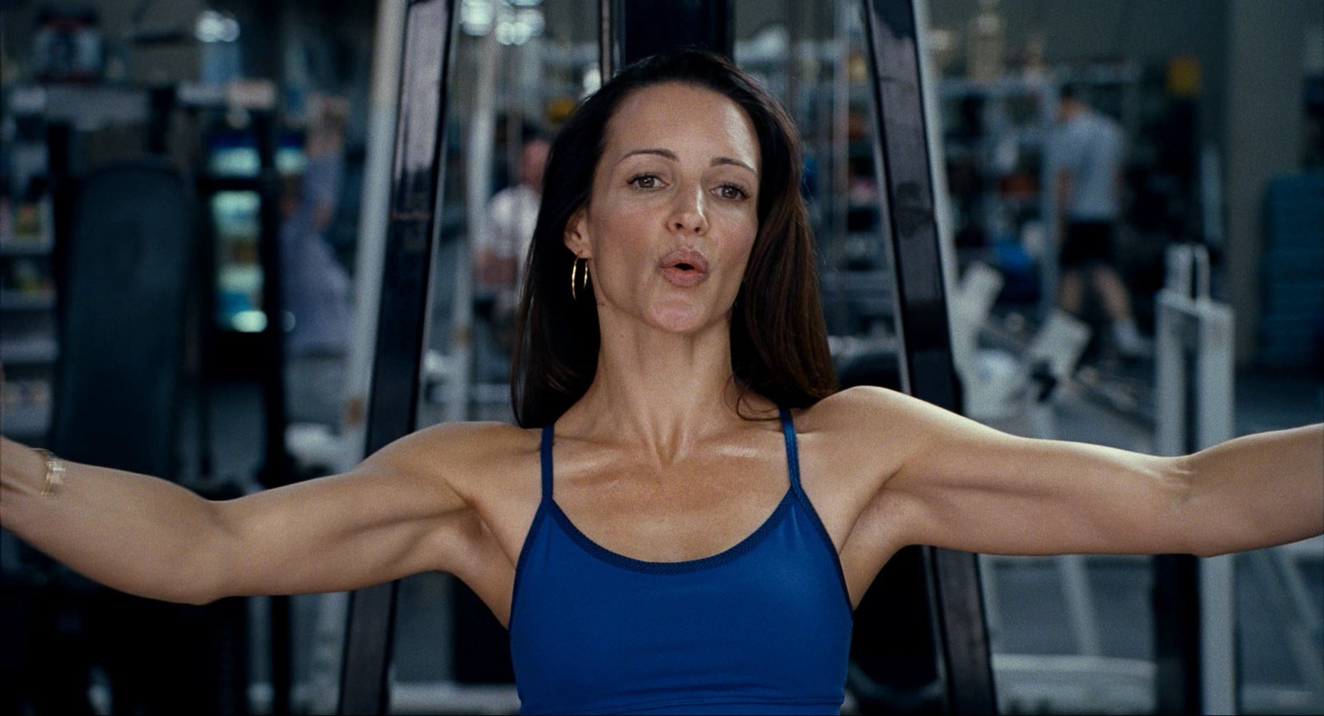 armpits, Kristin Davis, women, exercising, one person, lifestyles