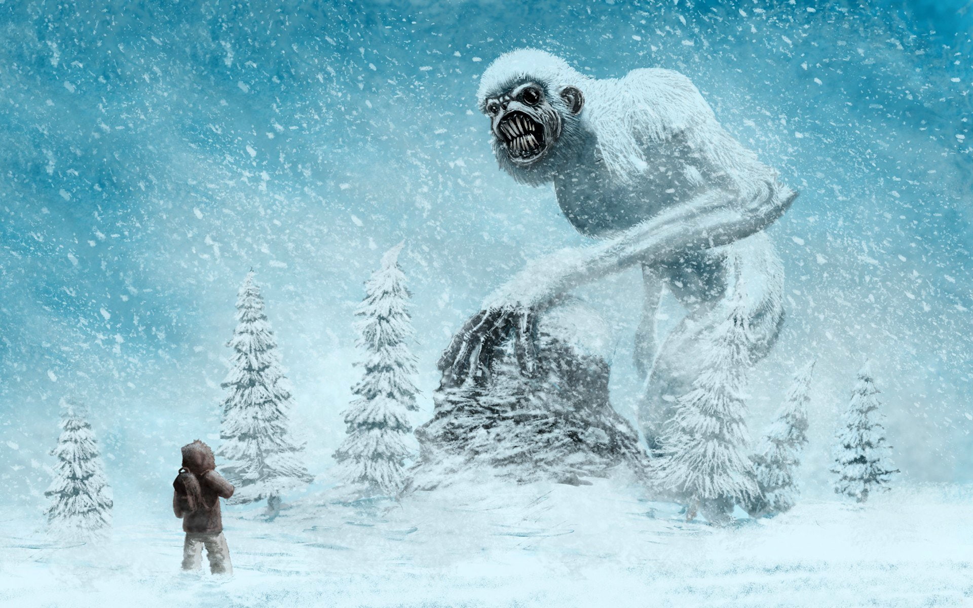 beings, fantasy, monster, snow, supernatural, yeti, cold temperature