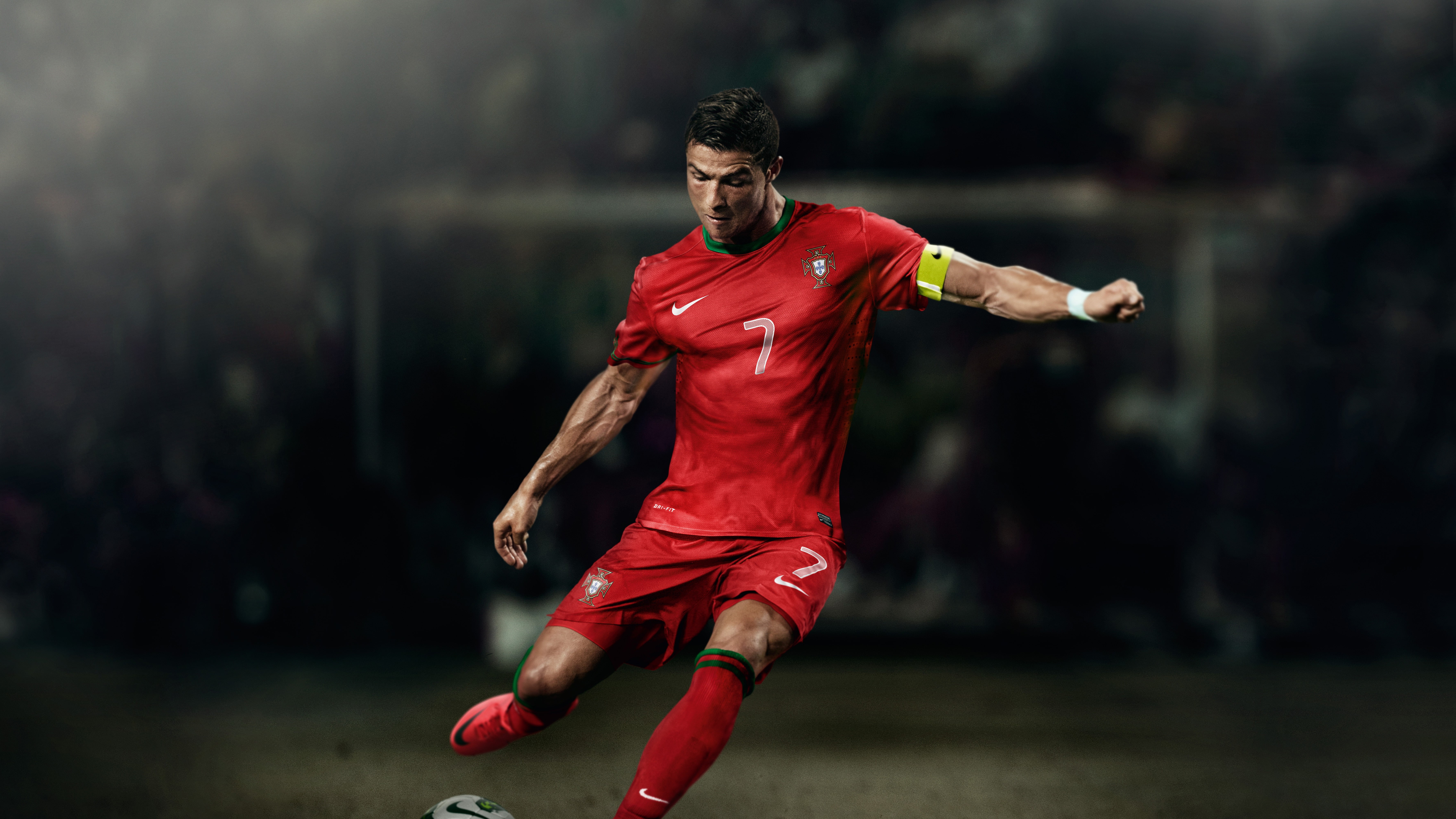Cristiano Ronaldo wallpaper, Soccer, Football player, 4K