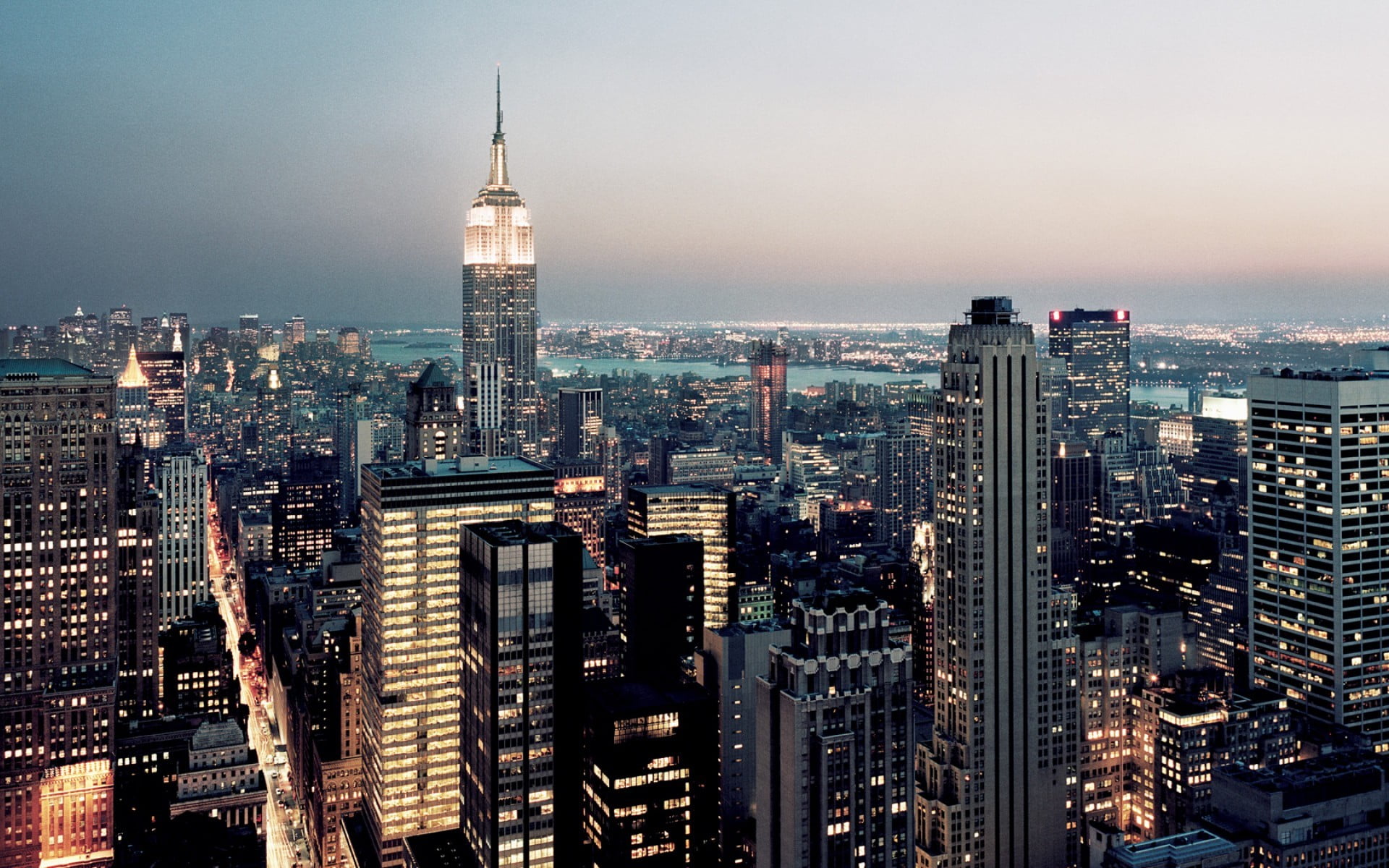 high-rise buildings, city, cityscape, New York City, Empire State Building