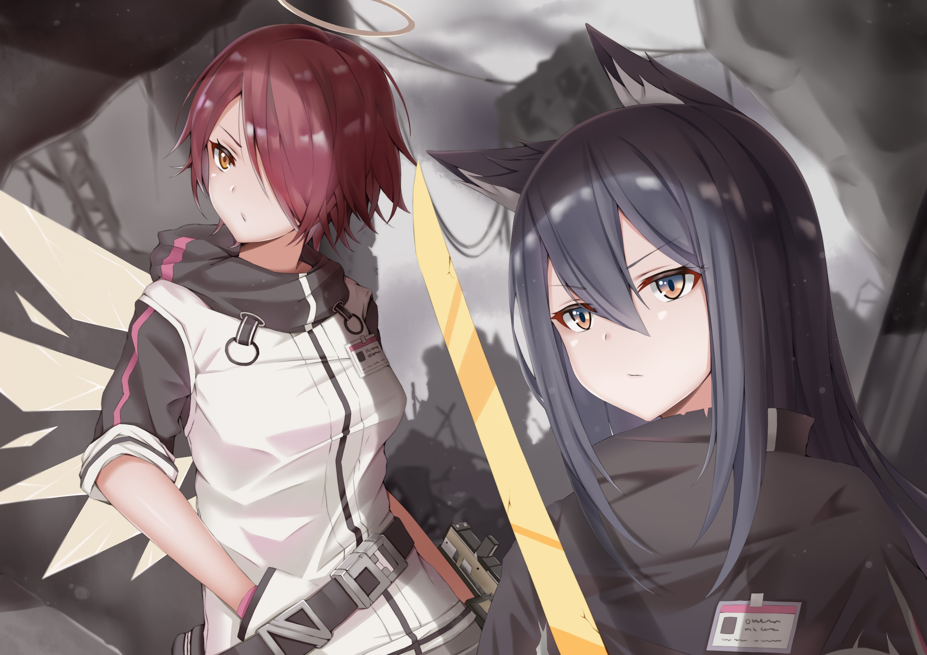 anime, anime girls, Arknights, Texas (Arknights), Exusiai (Arknights)