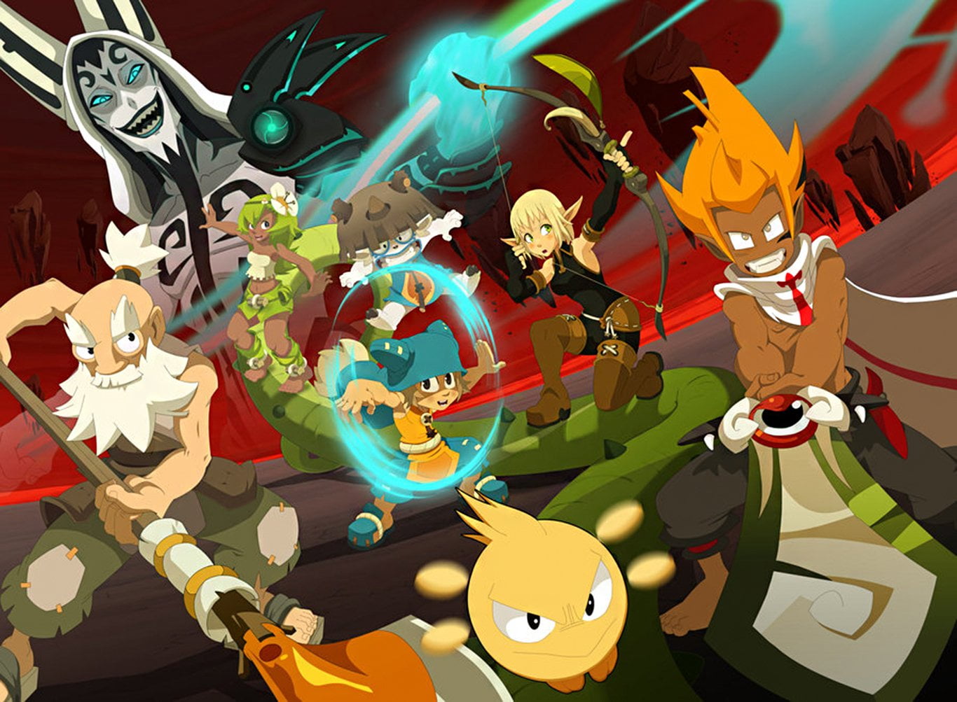 Anime, Wakfu, Adamaï (Wakfu), Amalia Sheran Sharm, Evangelyne (Wakfu)