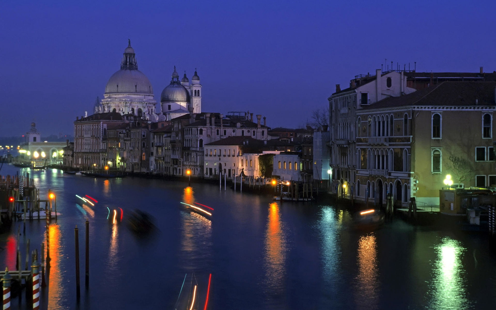 Venice, city, the city on the water, italy, lights, bright, night