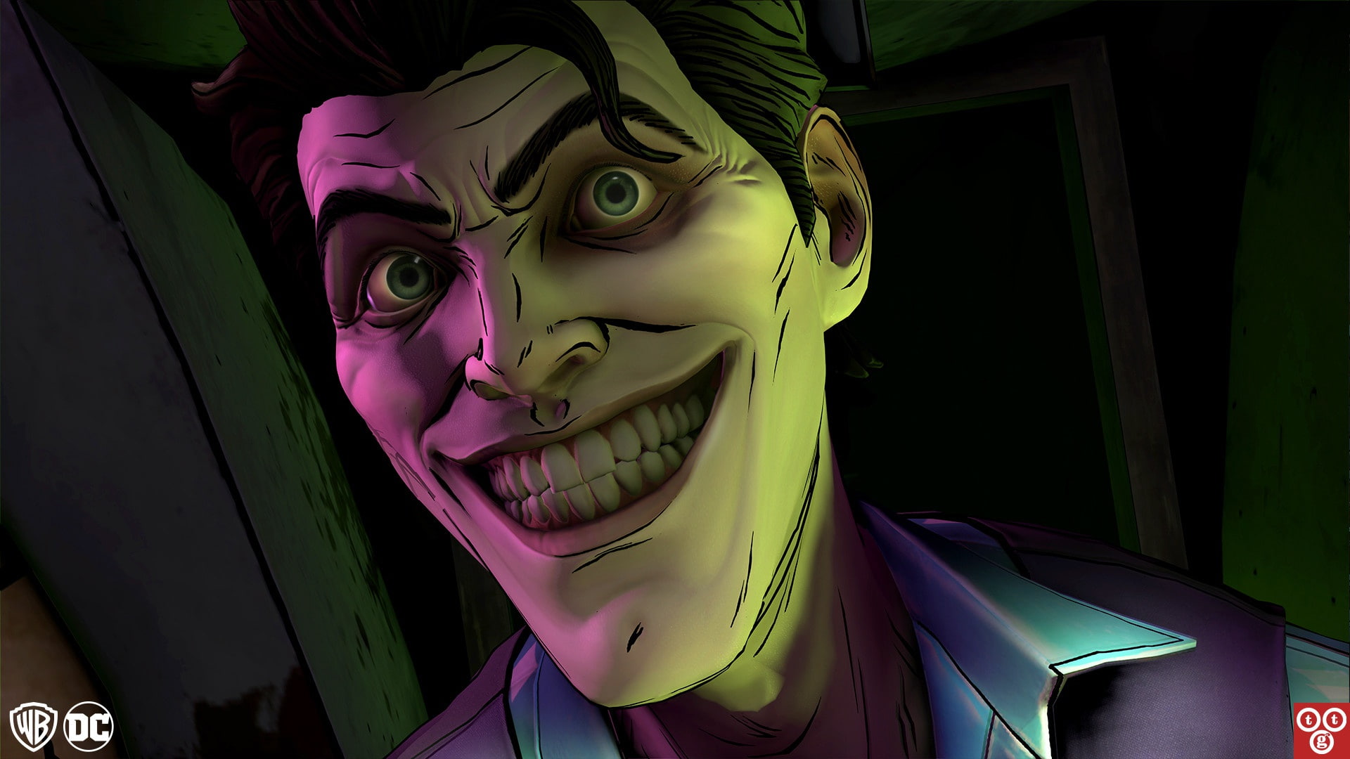 The game, Smile, Joker, Teeth, Eyes, Villain, DC Comics, Telltale Games