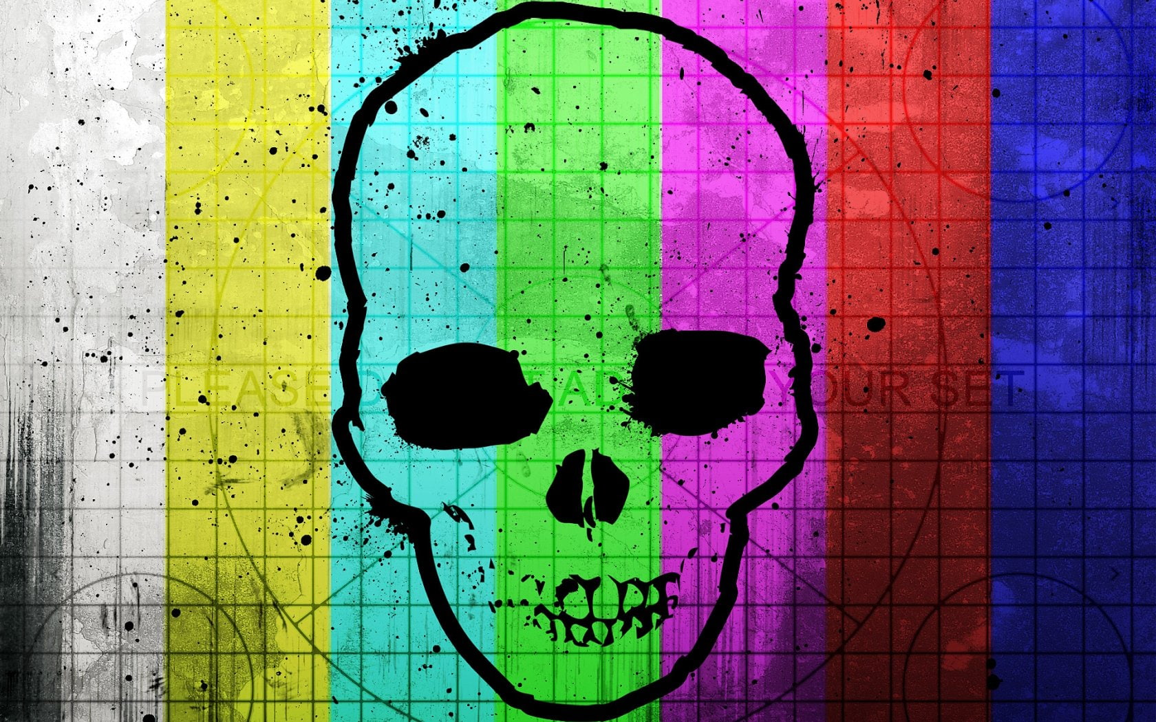 alex, cherry, multicolor, pattern, skulls, test