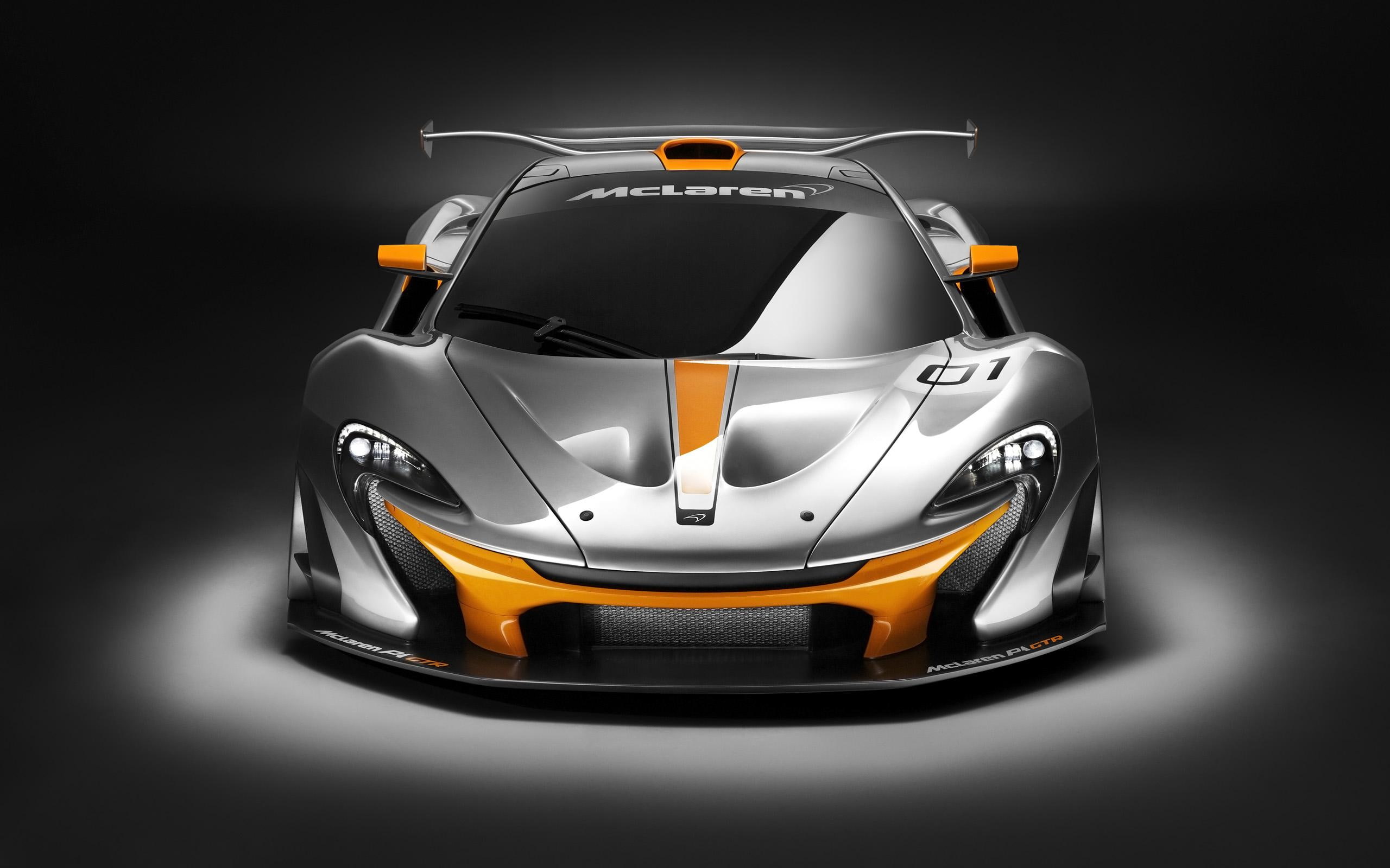 2014 McLaren P1 GTR Design Concept 3, grey and orange sports coupe