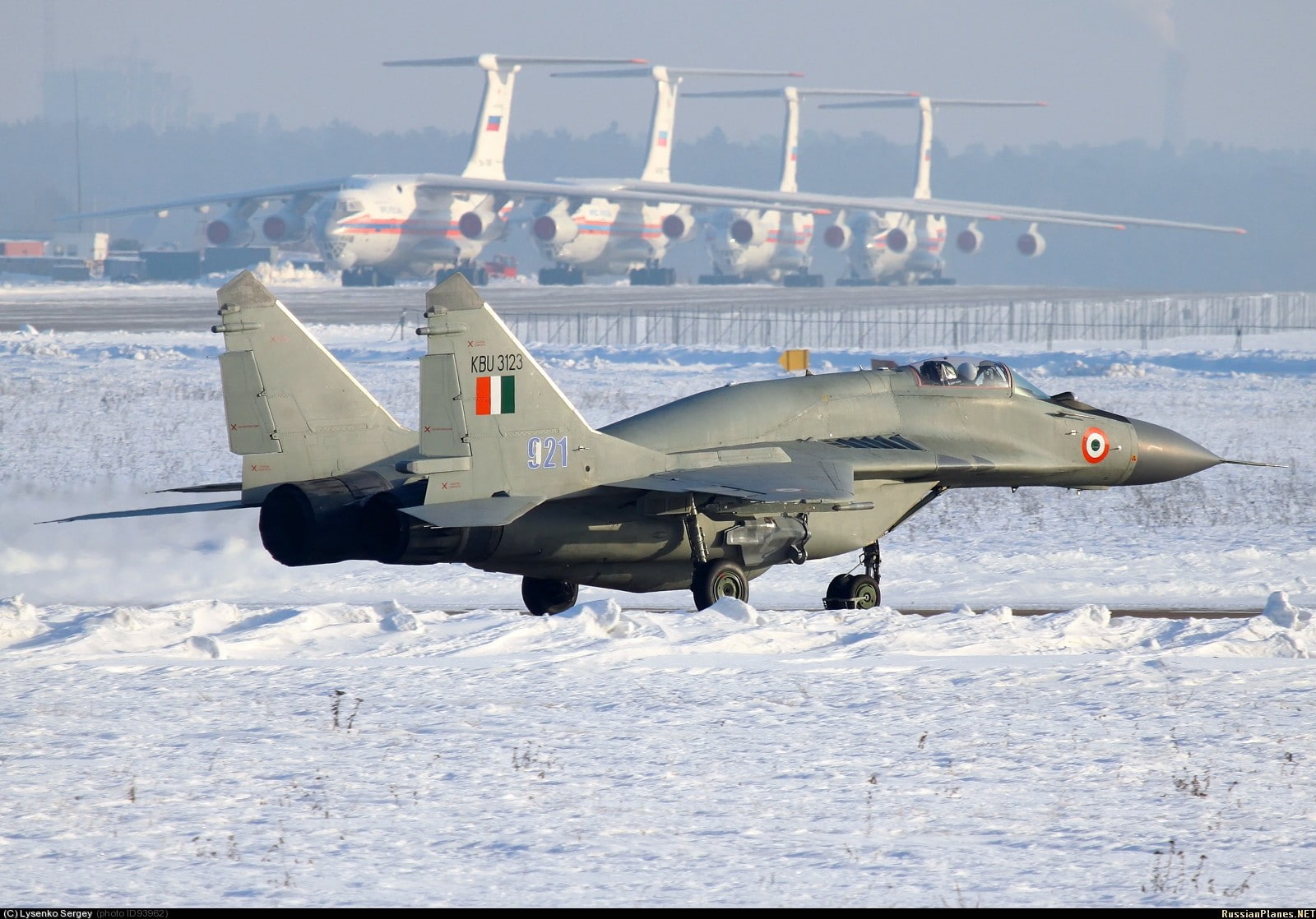 Mikoyan MiG-29, Indian Air Force, transportation, military