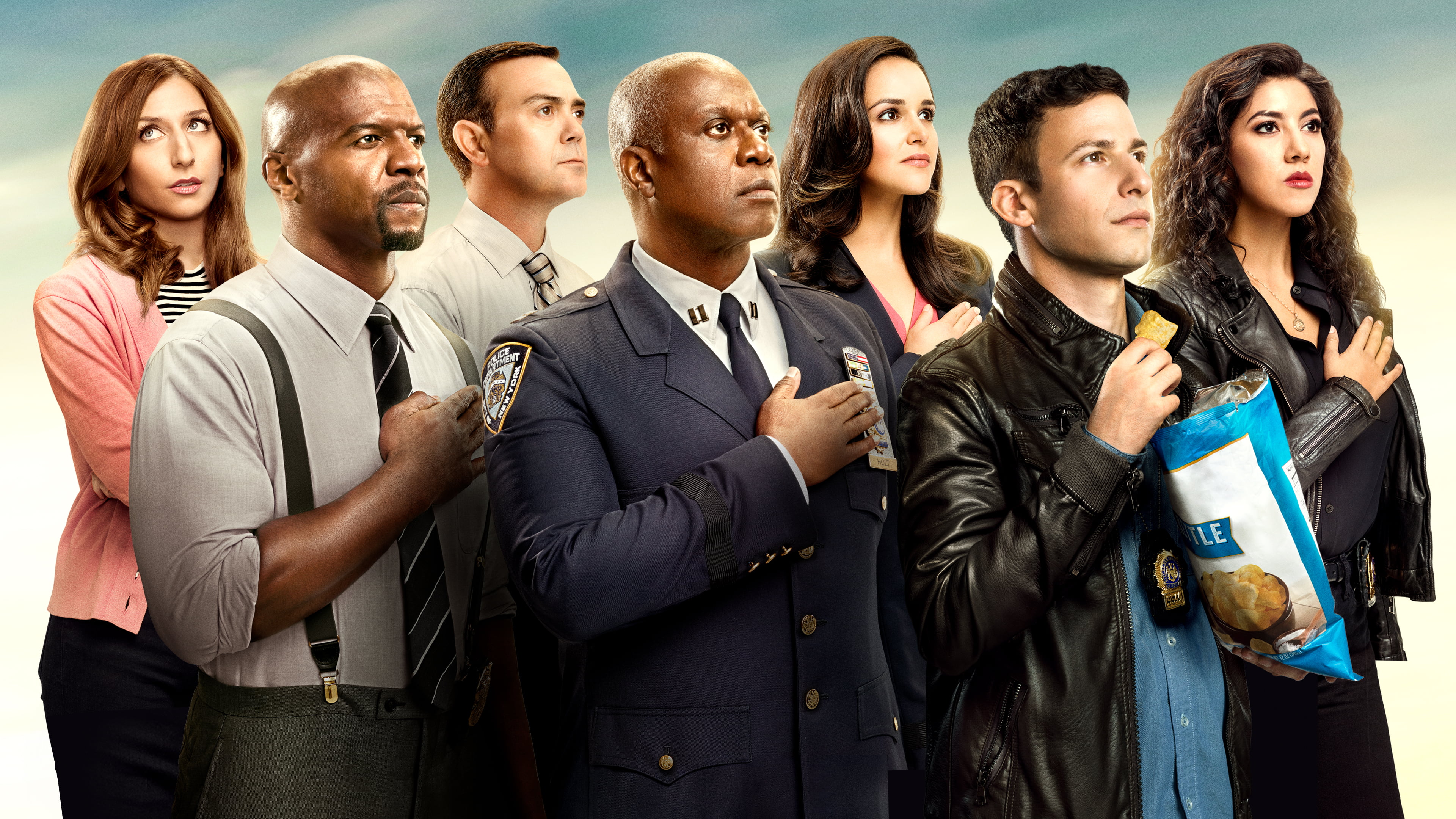 brooklyn nine nine, tv shows, hd, 4k, group of people, young adult