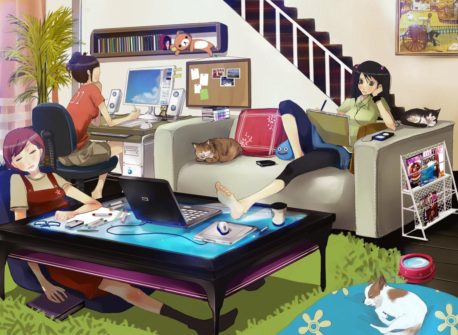 Video Game, Hidden Objects-Girls Hostel, Cat