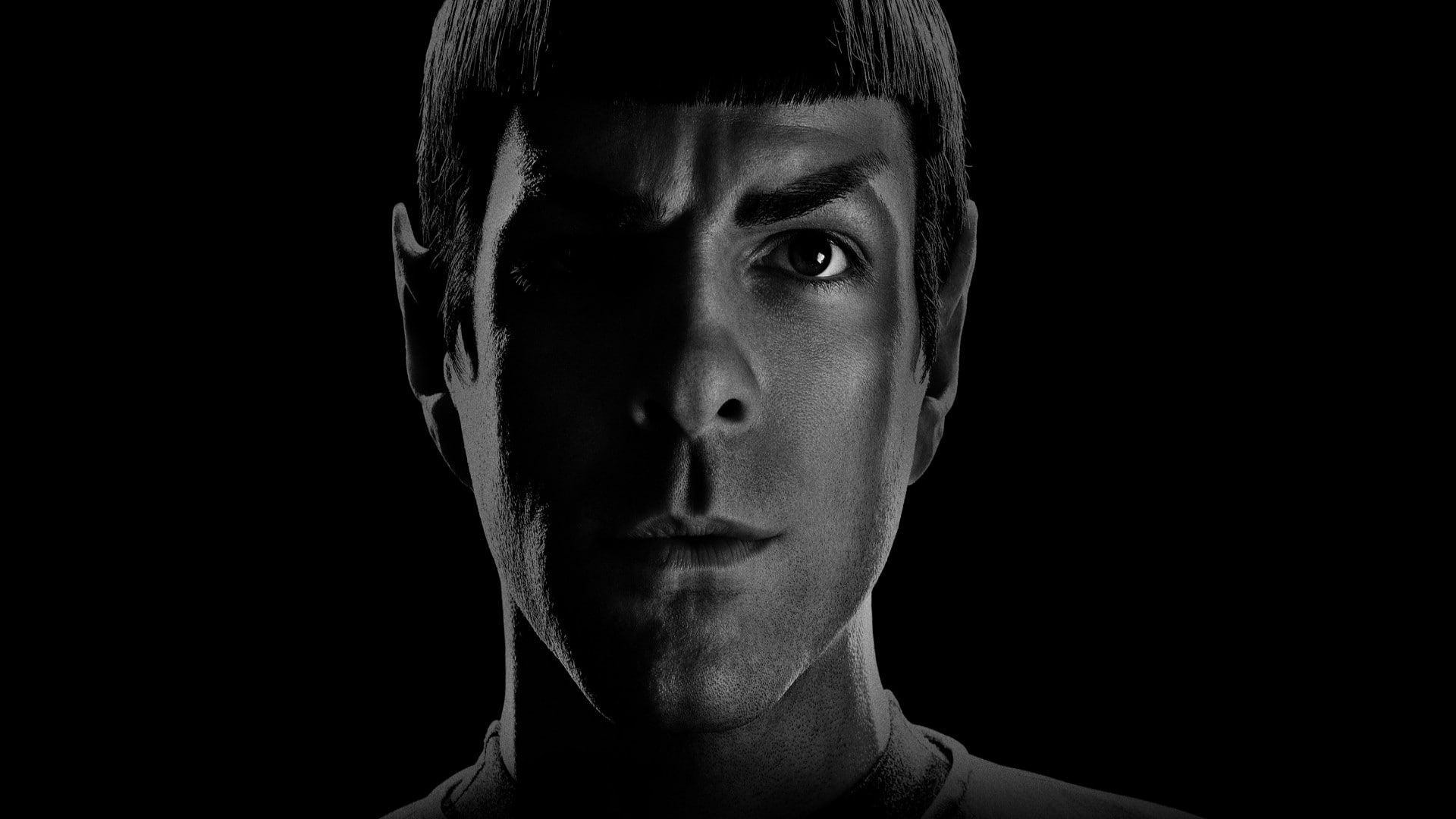 Star Trek, Spock, portrait, studio shot, headshot, one person