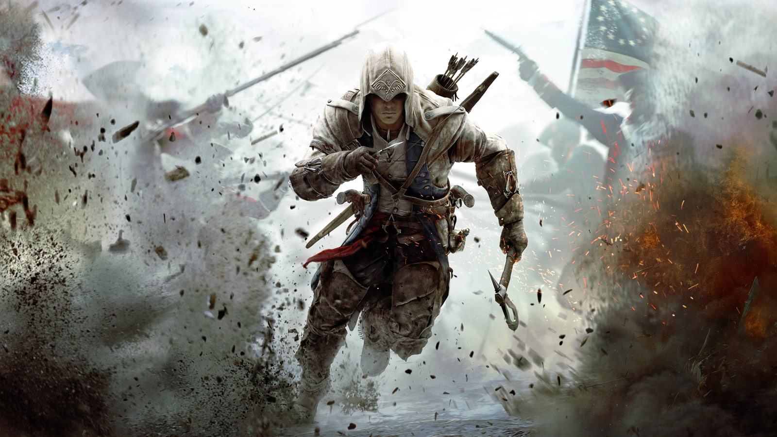 assassins creed connor kenway, sport, nature, full length, one person
