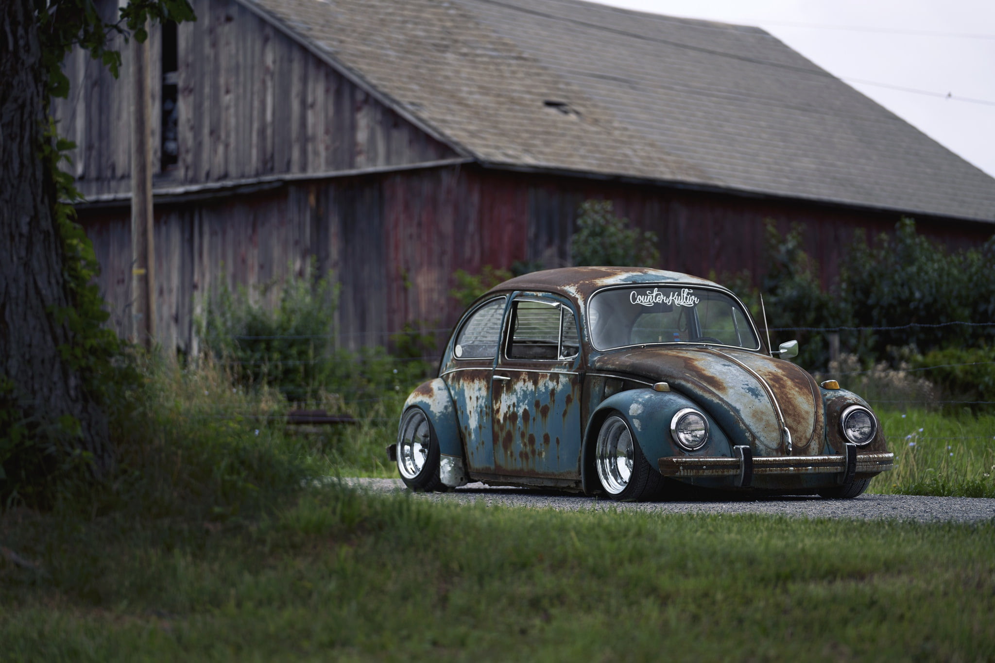 Volkswagen, Old, Beetle, Rusty