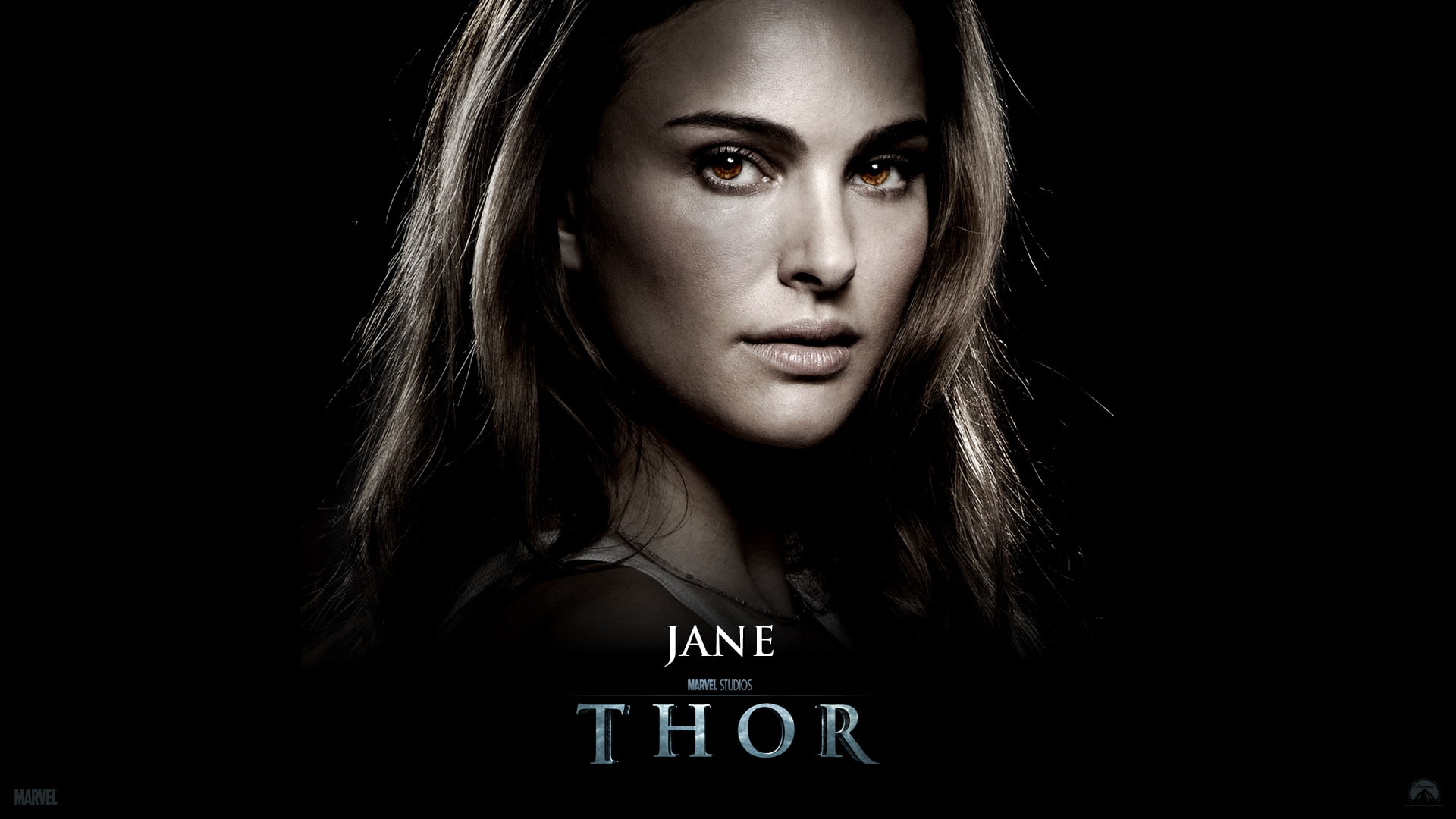 Thor Jane Natalie Portman Black HD, movies