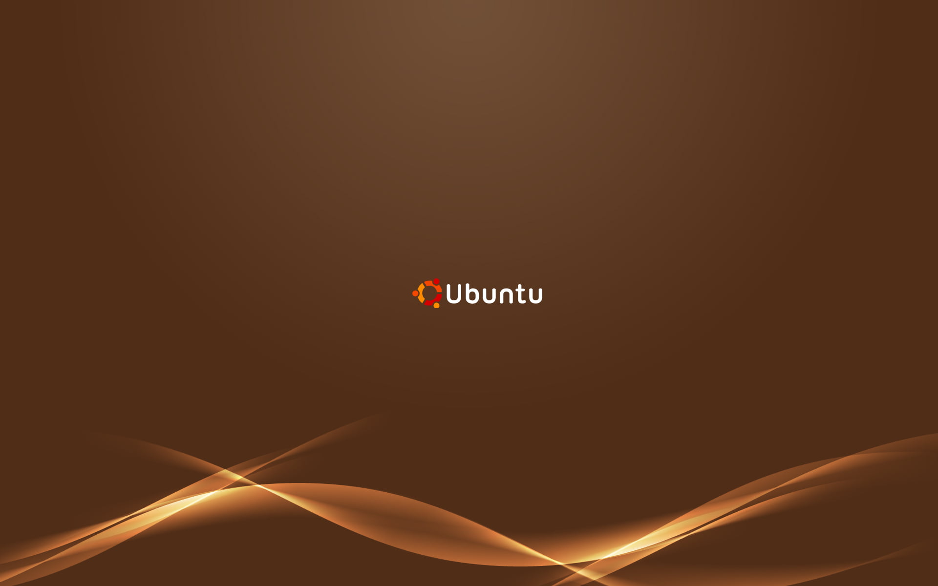 Brown Waves Ubuntu, Ubuntu logo, Computers, Linux, linux ubuntu