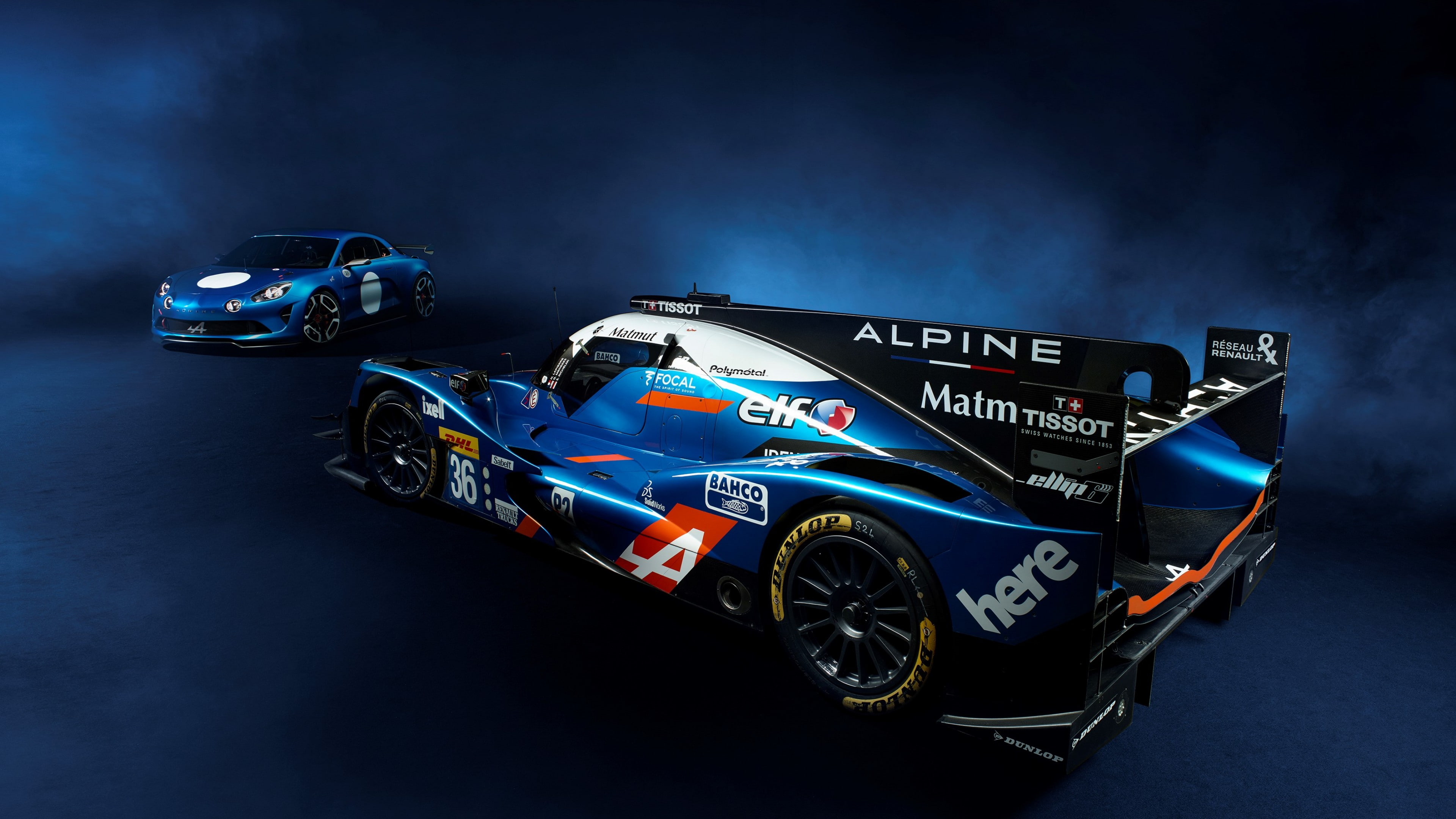 Alpine Malm Tissot car, Renault Alpine A460, sport cars, Le Mans