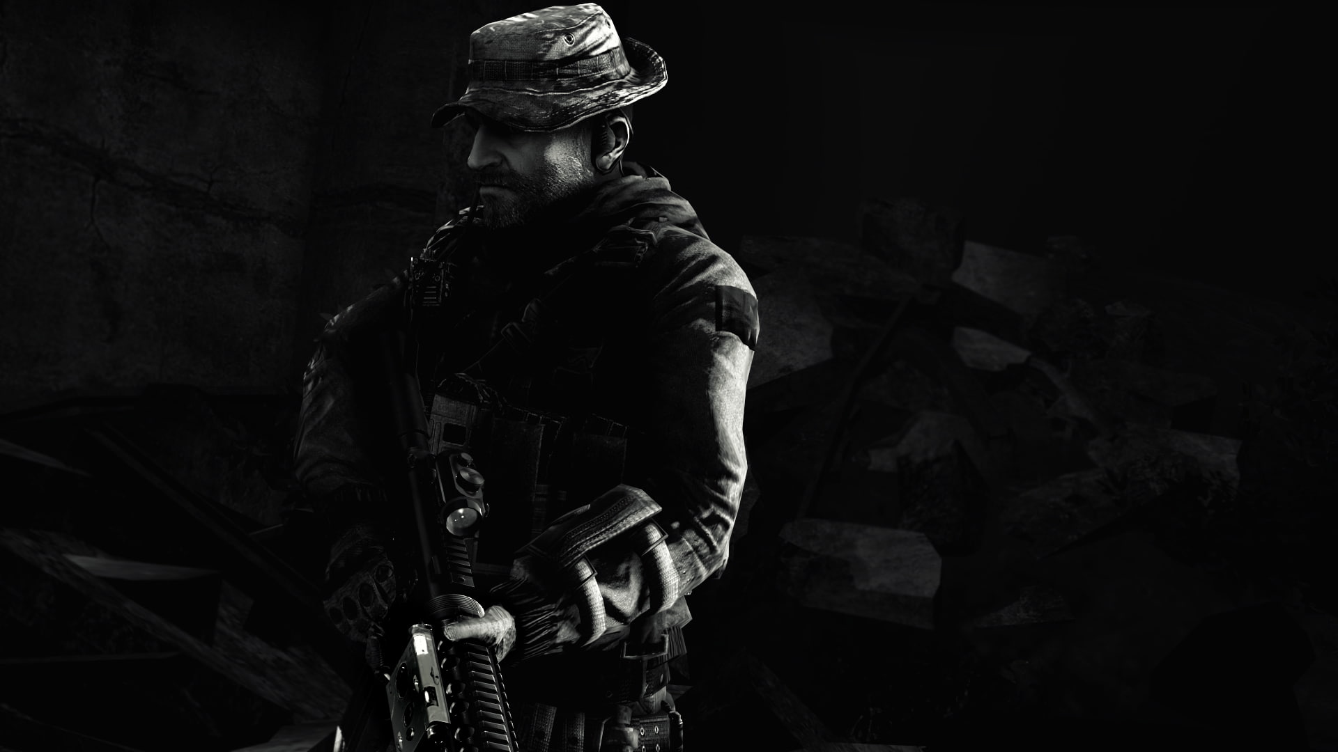 man carrying rifle wallpaper, Call of Duty: Modern Warfare, S.A.S