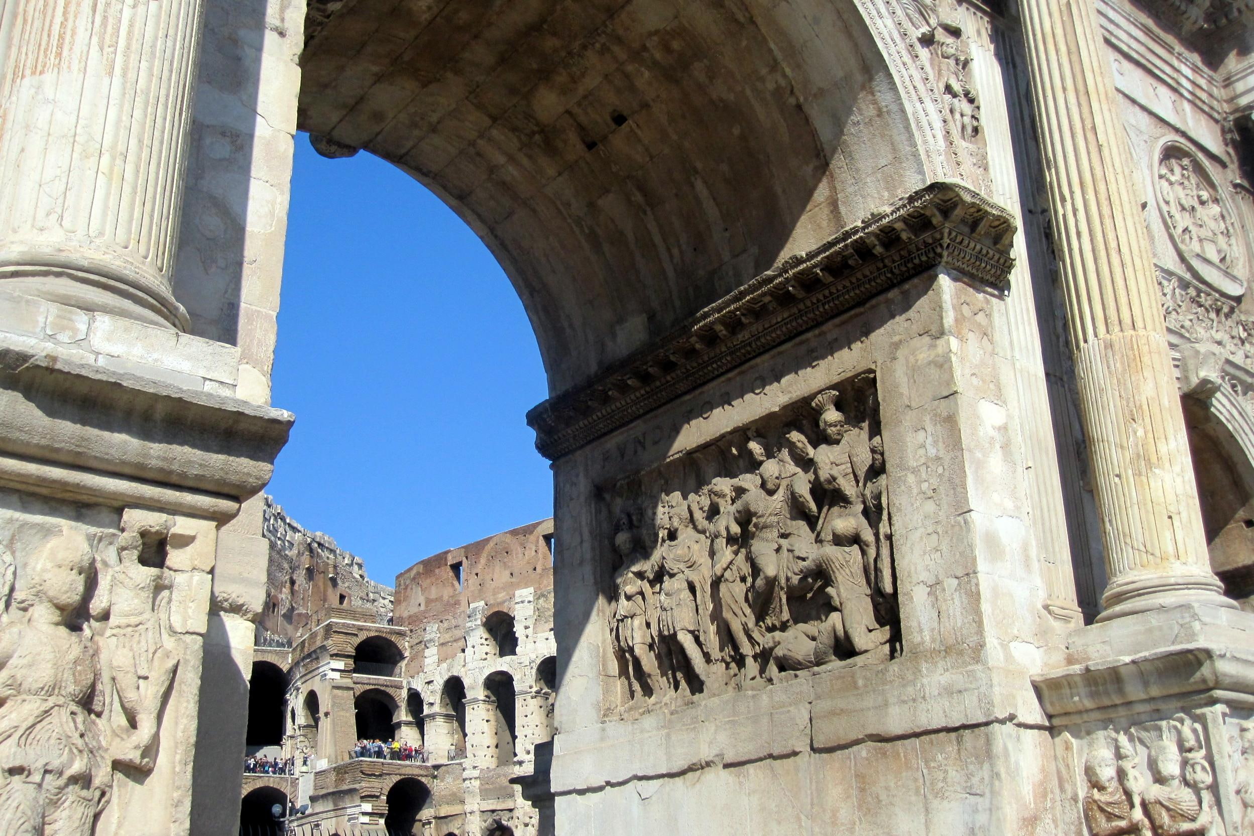 The Arch Of Constantine, architecture, monuments, history, ancient