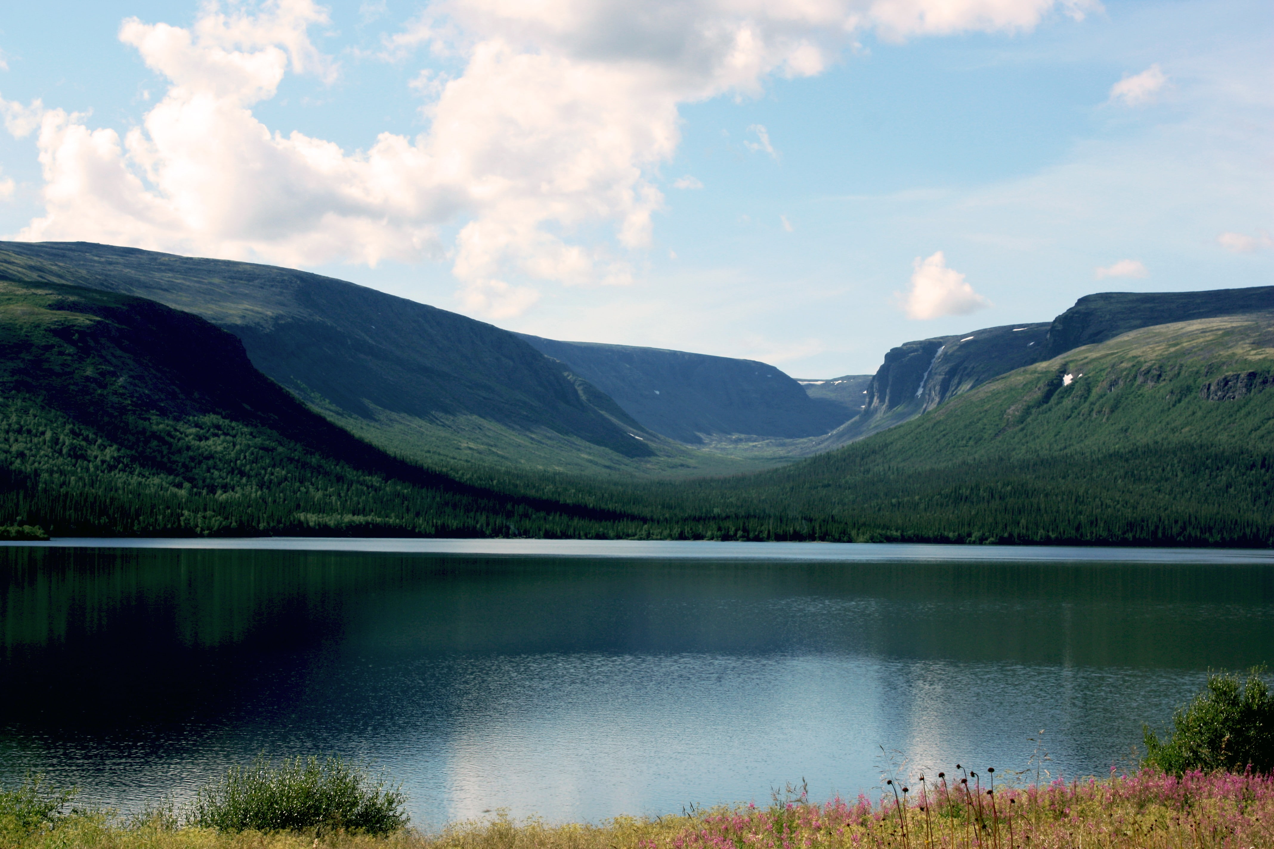 landscape, Karelia, water, sky, cloud - sky, mountain, beauty in nature