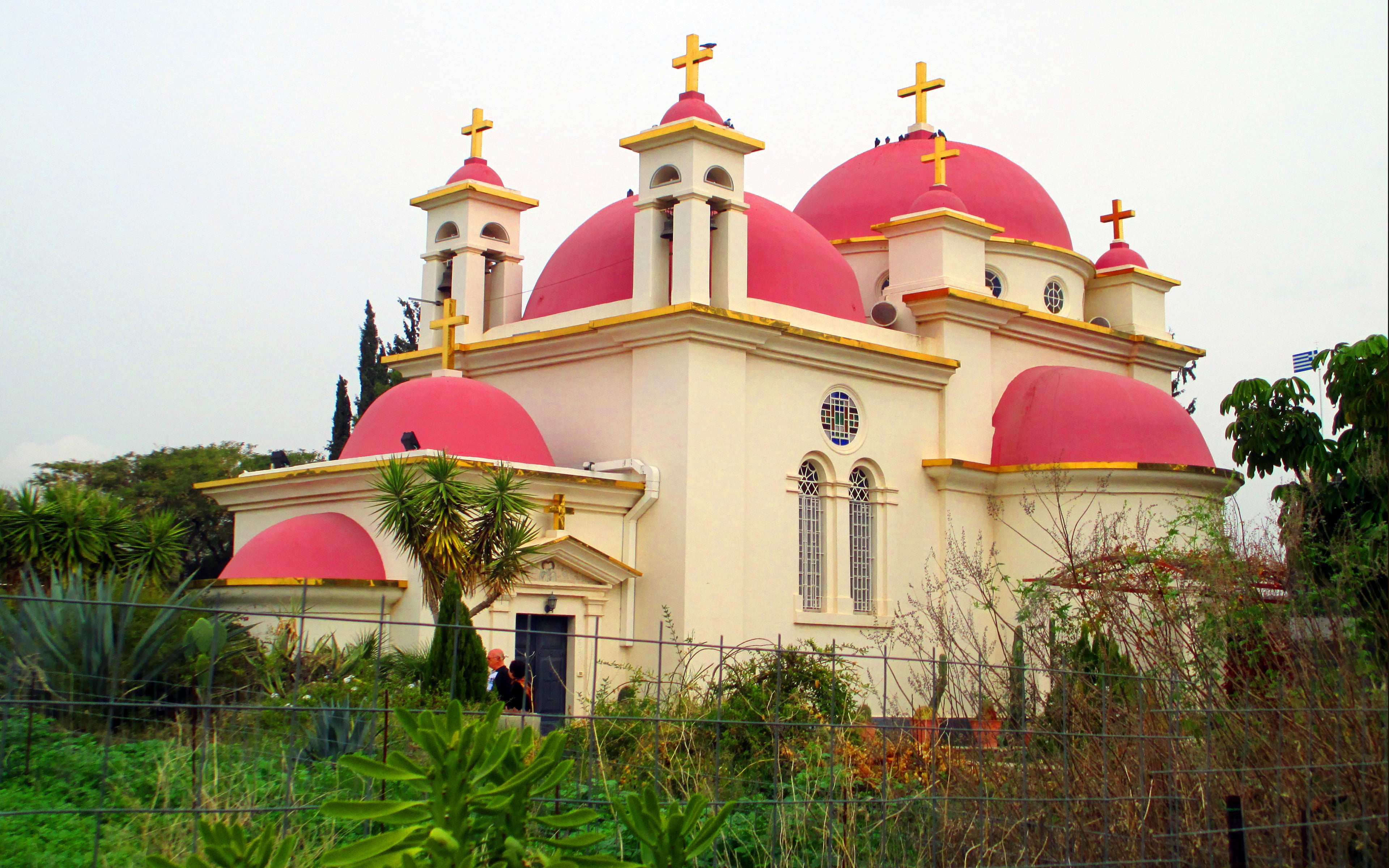 Israel 34485 Greek   Orthodox Church In Capernaum 2781, built structure