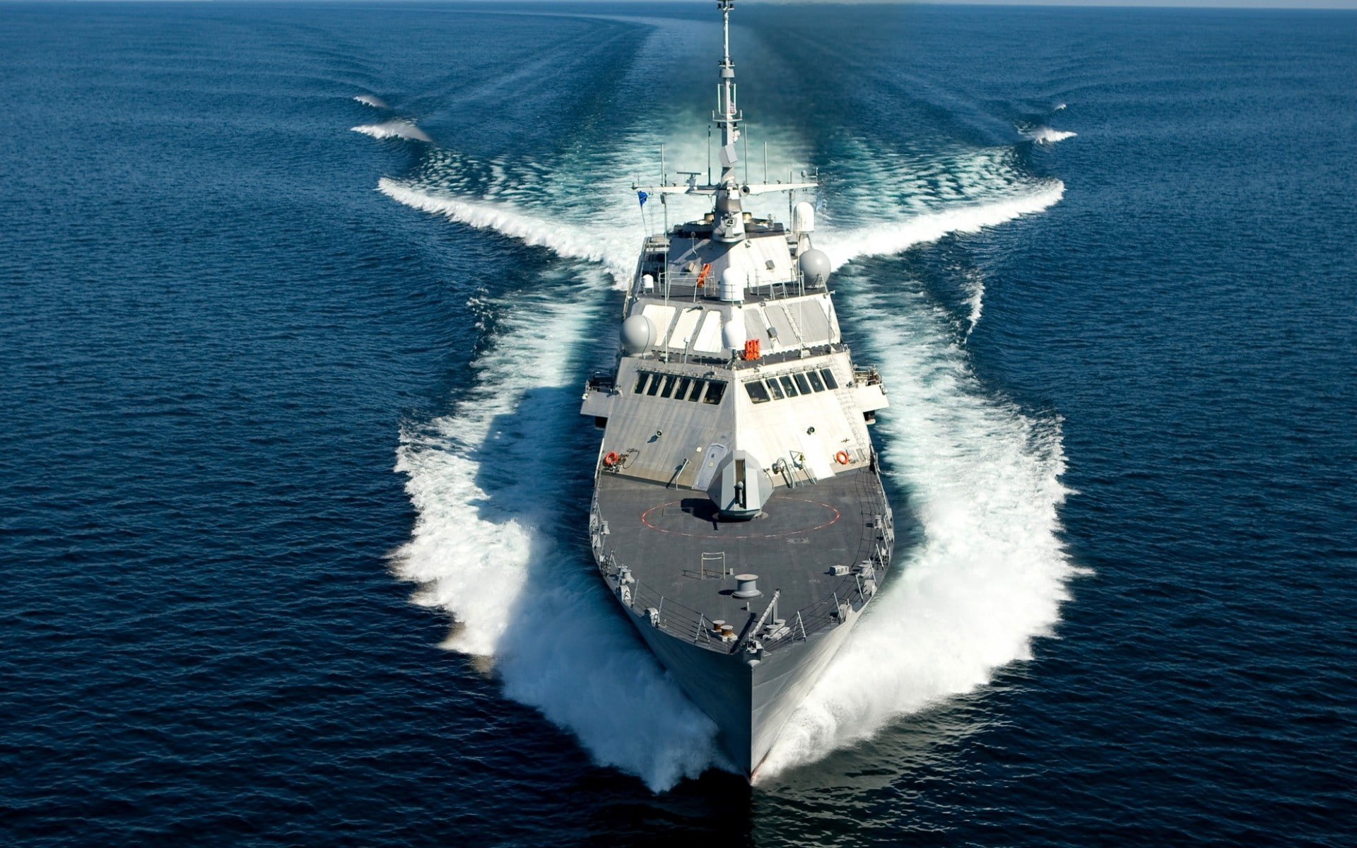 warship, military, sea, vehicle, USS dom (LCS-1)